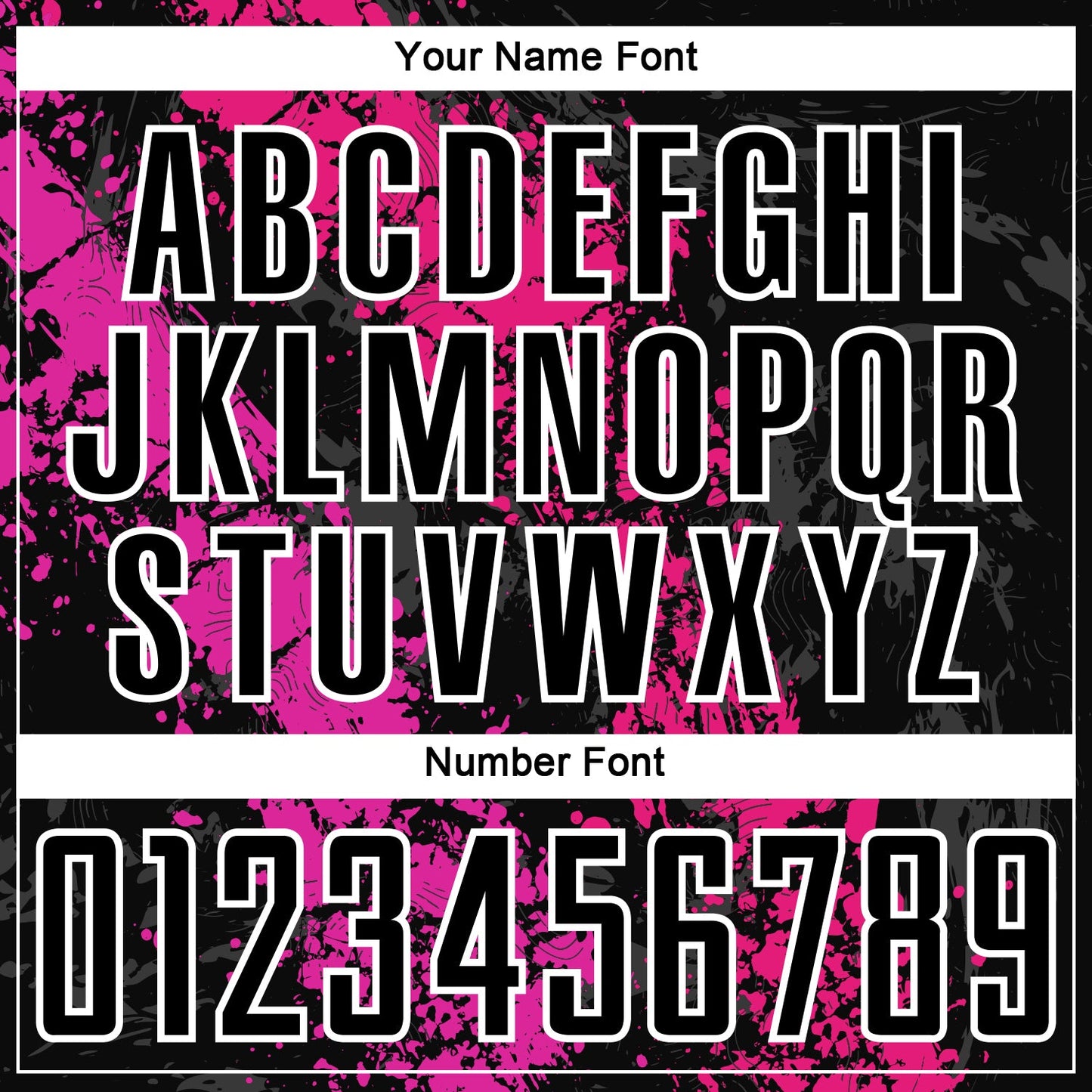 Custom Black Hot Pink-Deep Pink Dripping Splatter Art Sublimation Soccer Uniform Jersey view 6