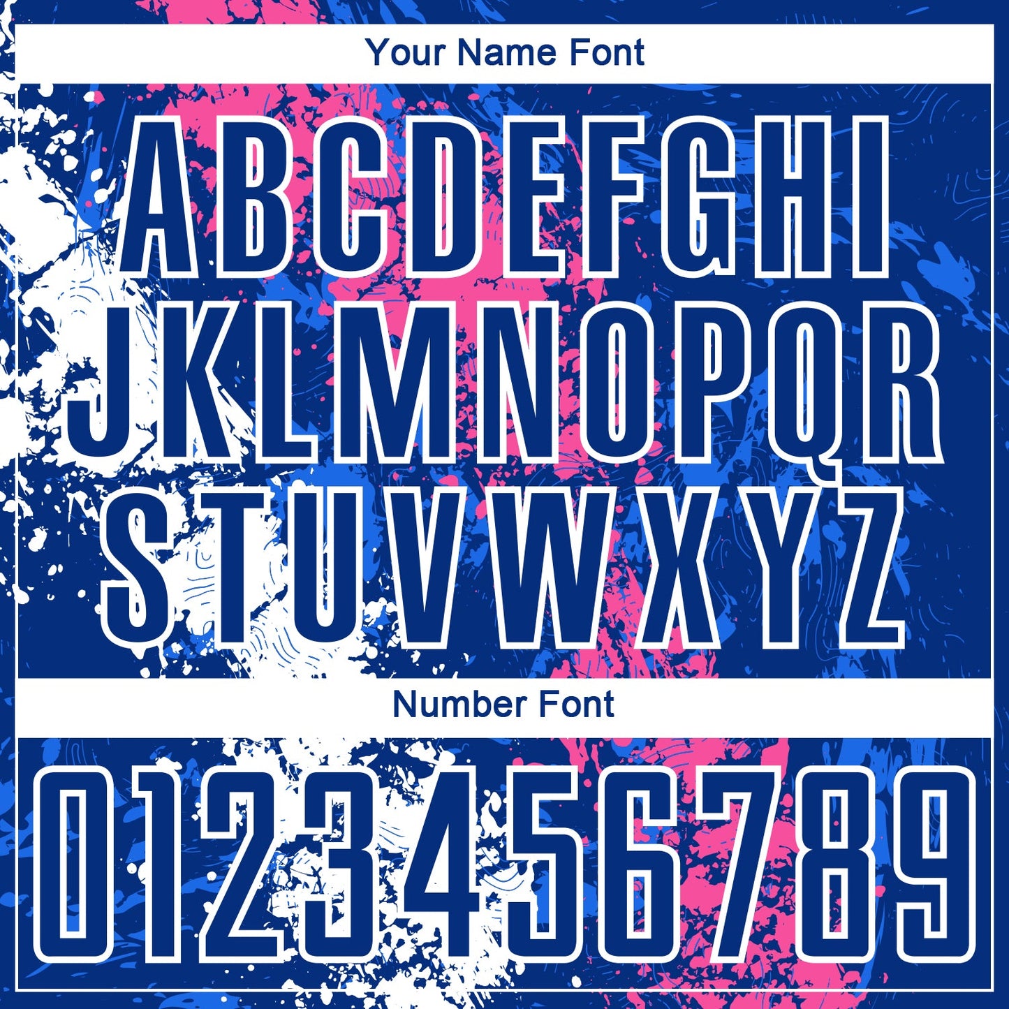 Custom Royal Pink-White Dripping Splatter Art Sublimation Soccer Uniform Jersey view 6