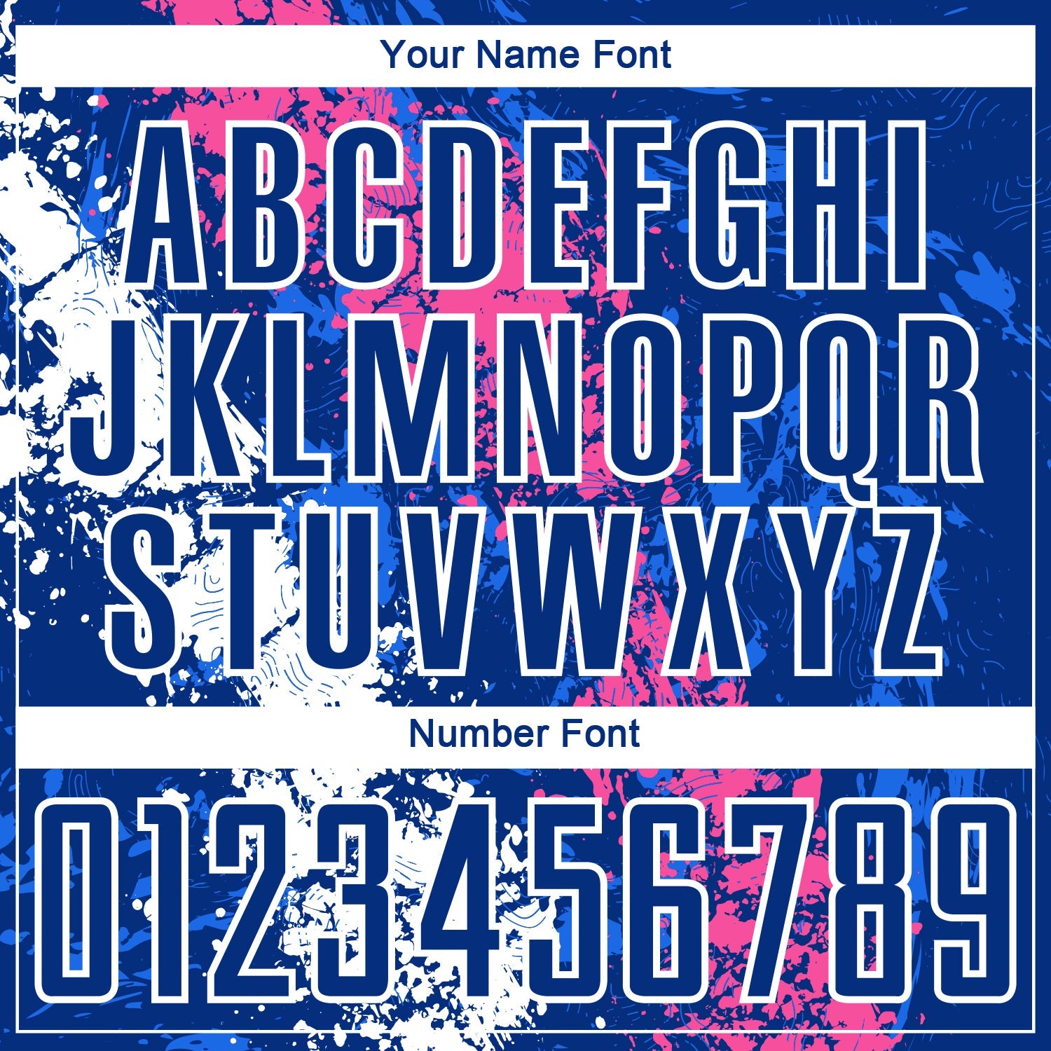 Custom Royal Pink-White Dripping Splatter Art Sublimation Soccer Uniform Jersey view 6