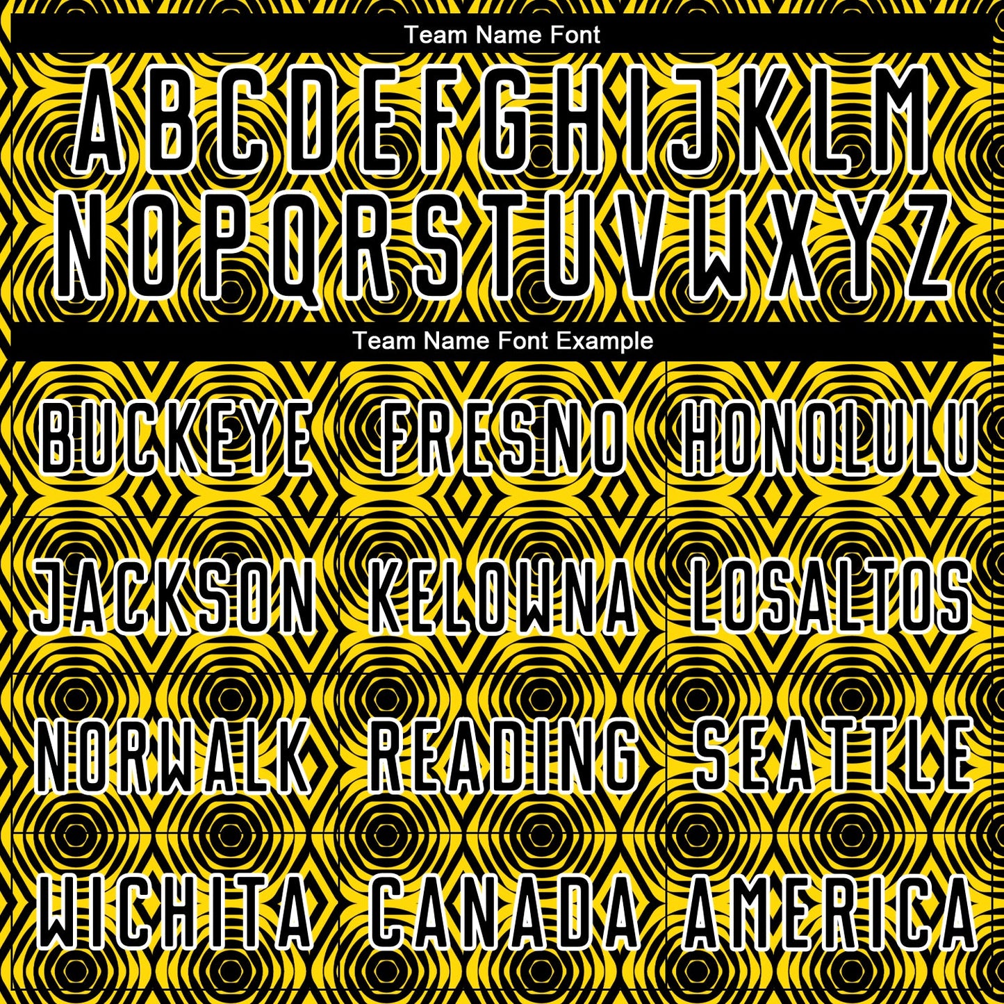 Custom Yellow Black-White Geometric Shapes Sublimation Soccer Uniform Jersey view 5