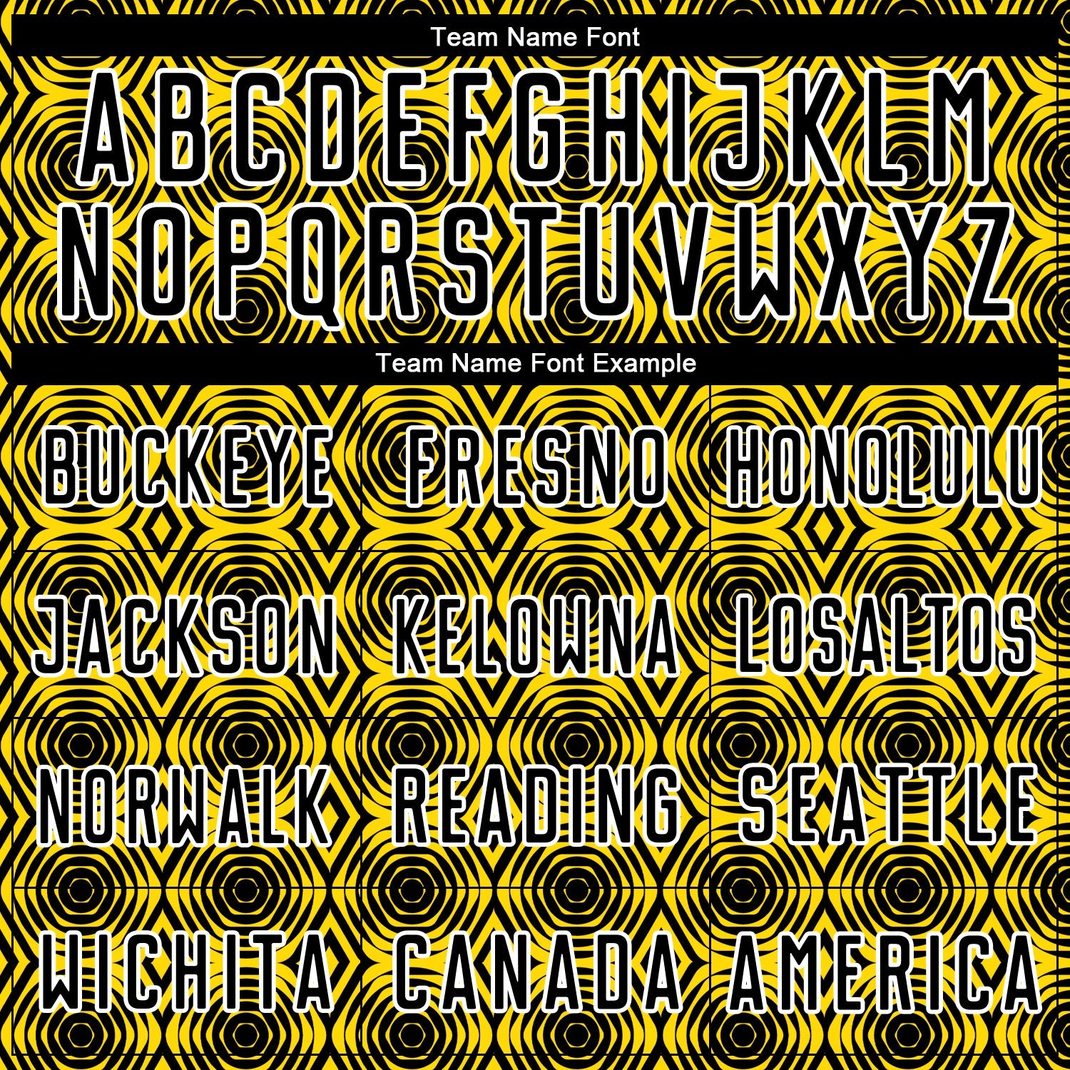 Custom Yellow Black-White Geometric Shapes Sublimation Soccer Uniform Jersey view 5