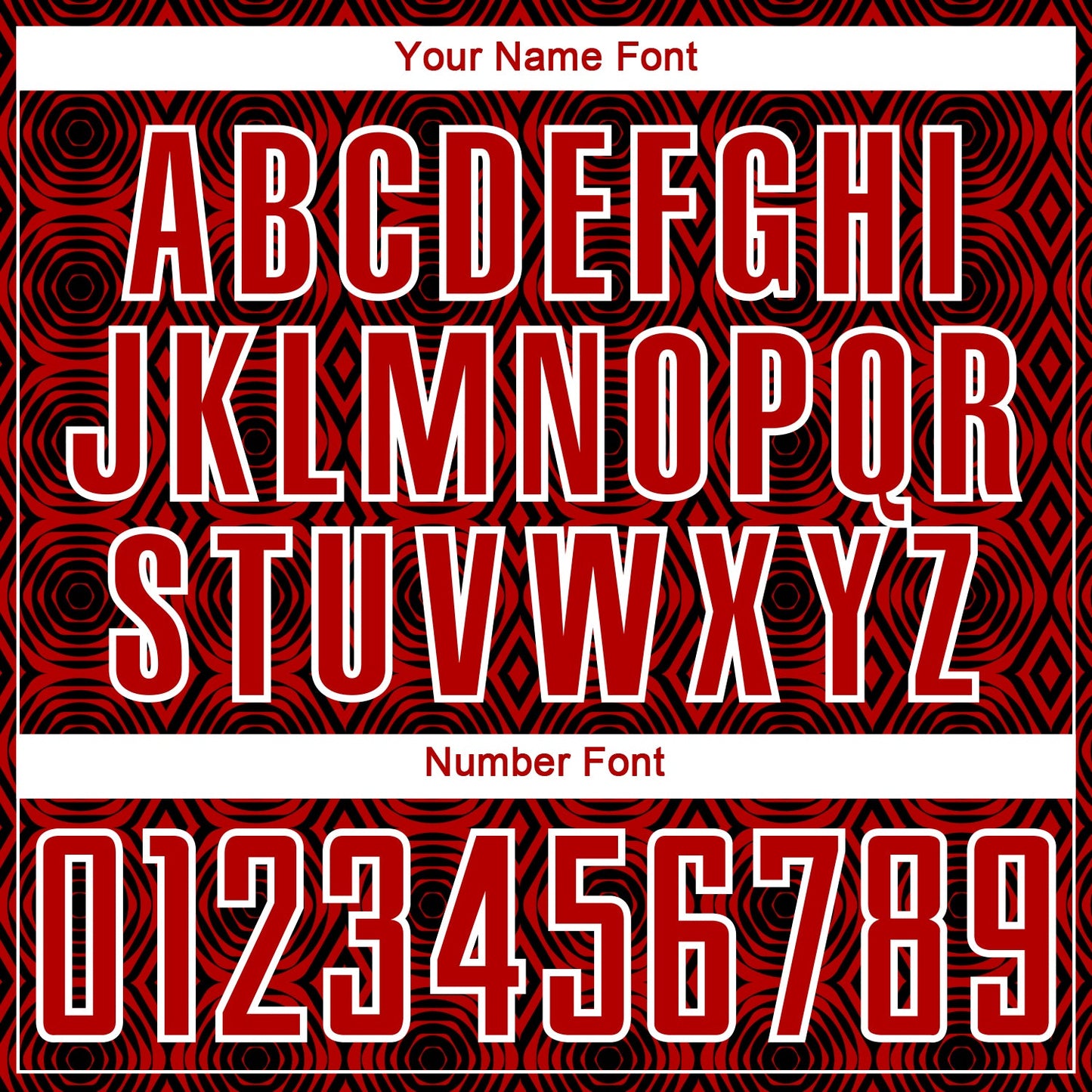 Custom Red Black-White Geometric Shapes Sublimation Soccer Uniform Jersey view 6