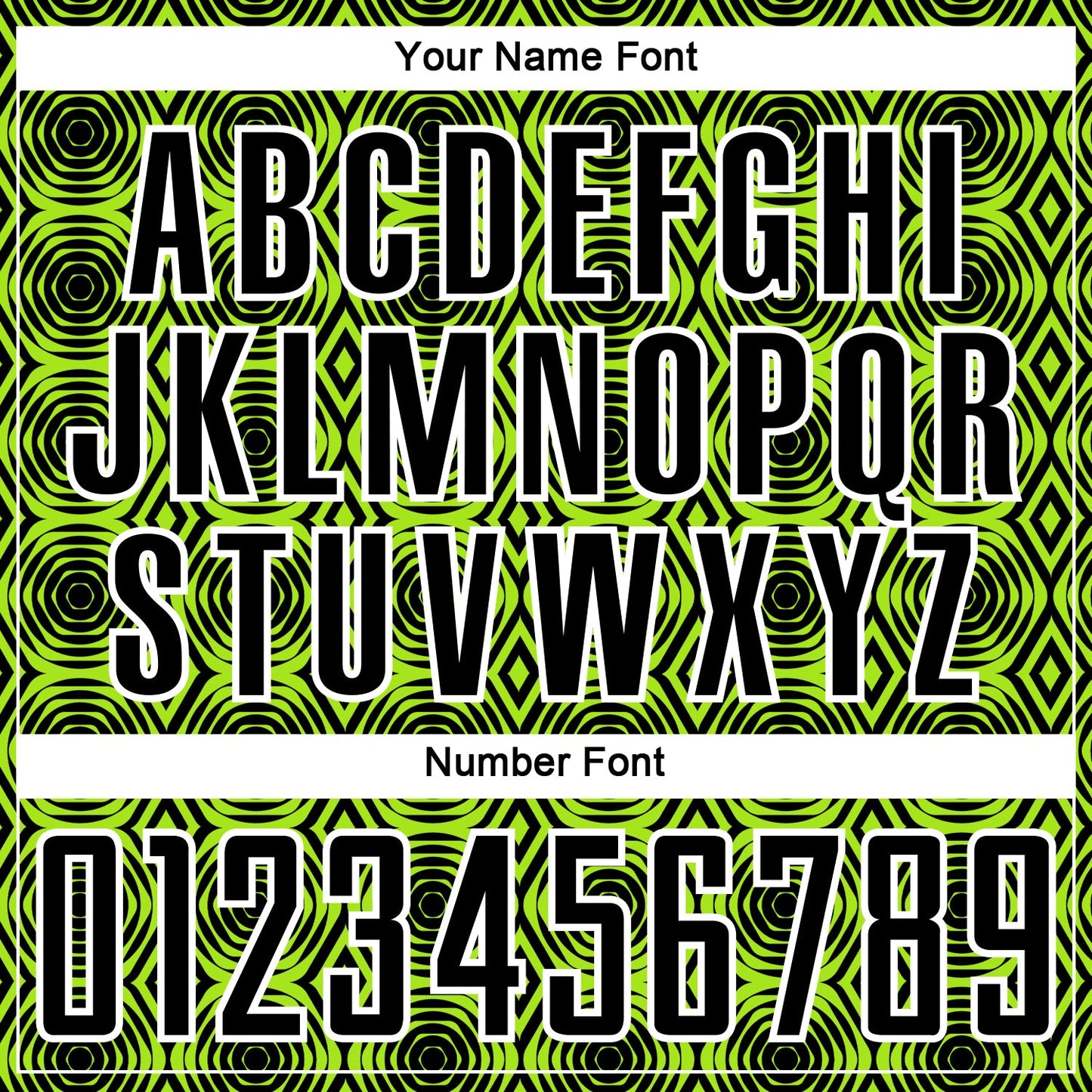 Custom Neon Green Black-White Geometric Shapes Sublimation Soccer Uniform Jersey view 6