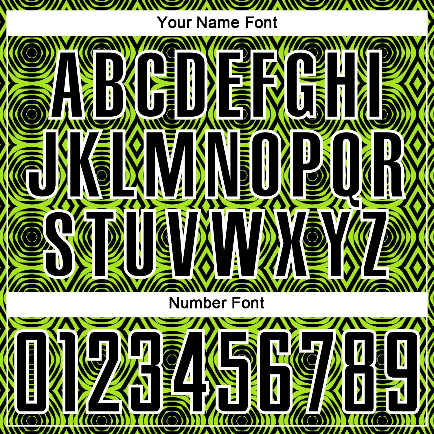 Custom Neon Green Black-White Geometric Shapes Sublimation Soccer Uniform Jersey view 6