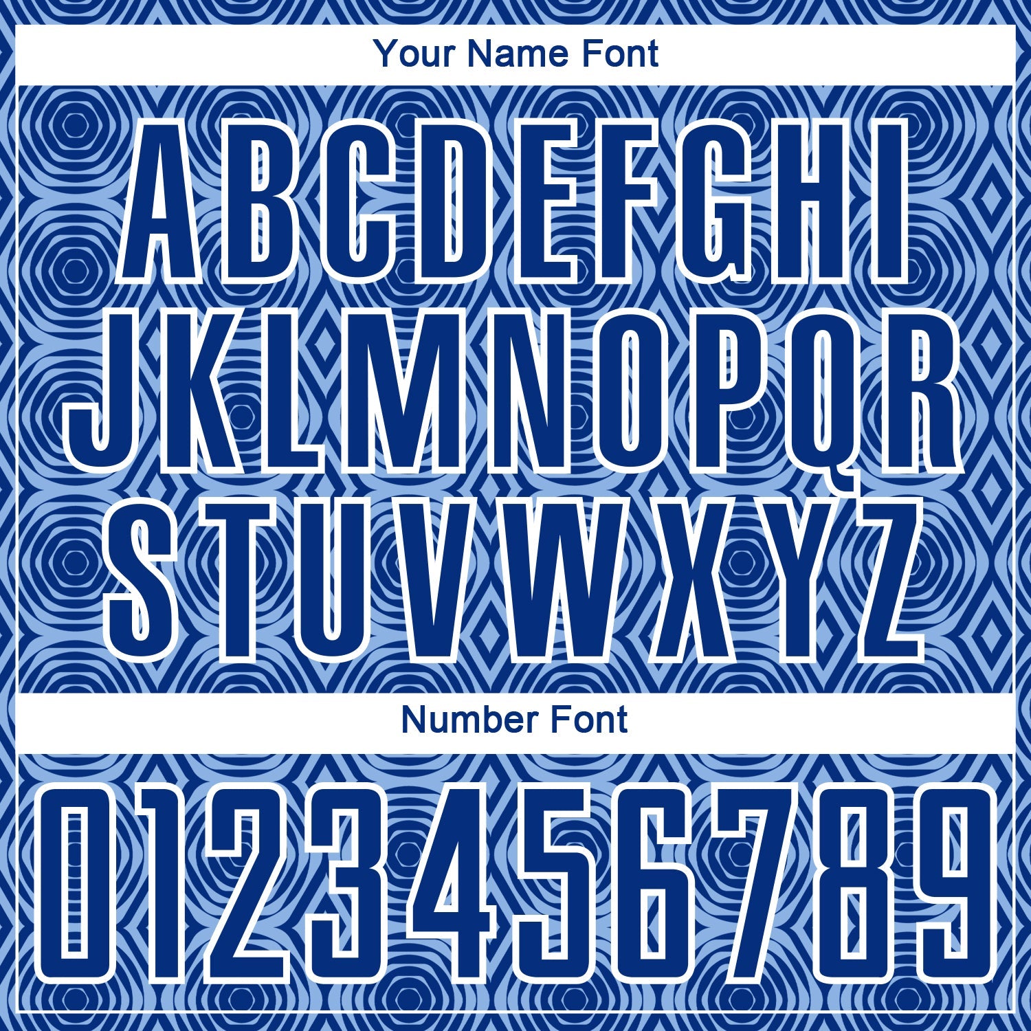 Custom Royal Light Blue-White Geometric Shapes Sublimation Soccer Uniform Jersey view 6
