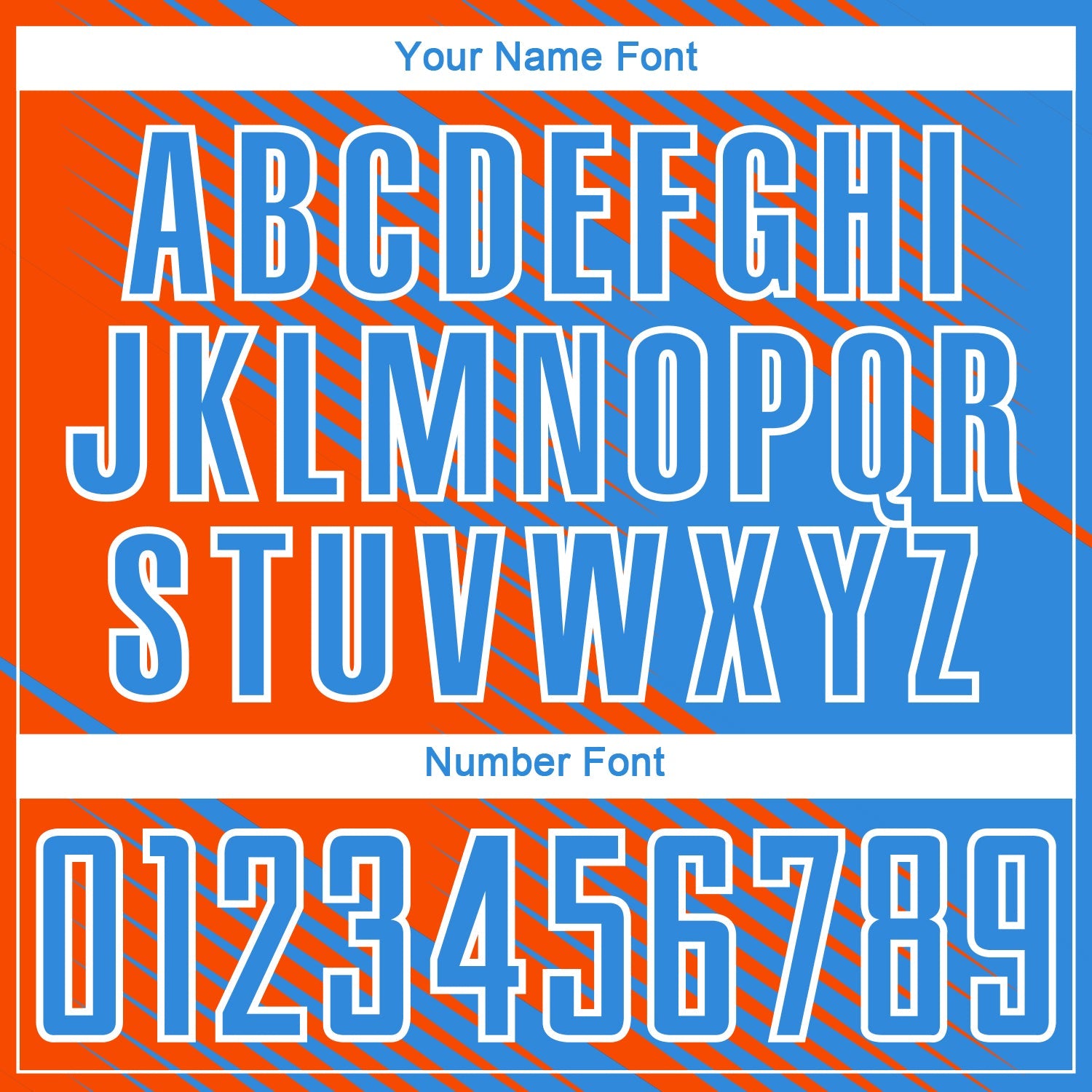 Custom Powder Blue Orange-White Line Sublimation Soccer Uniform Jersey view 6