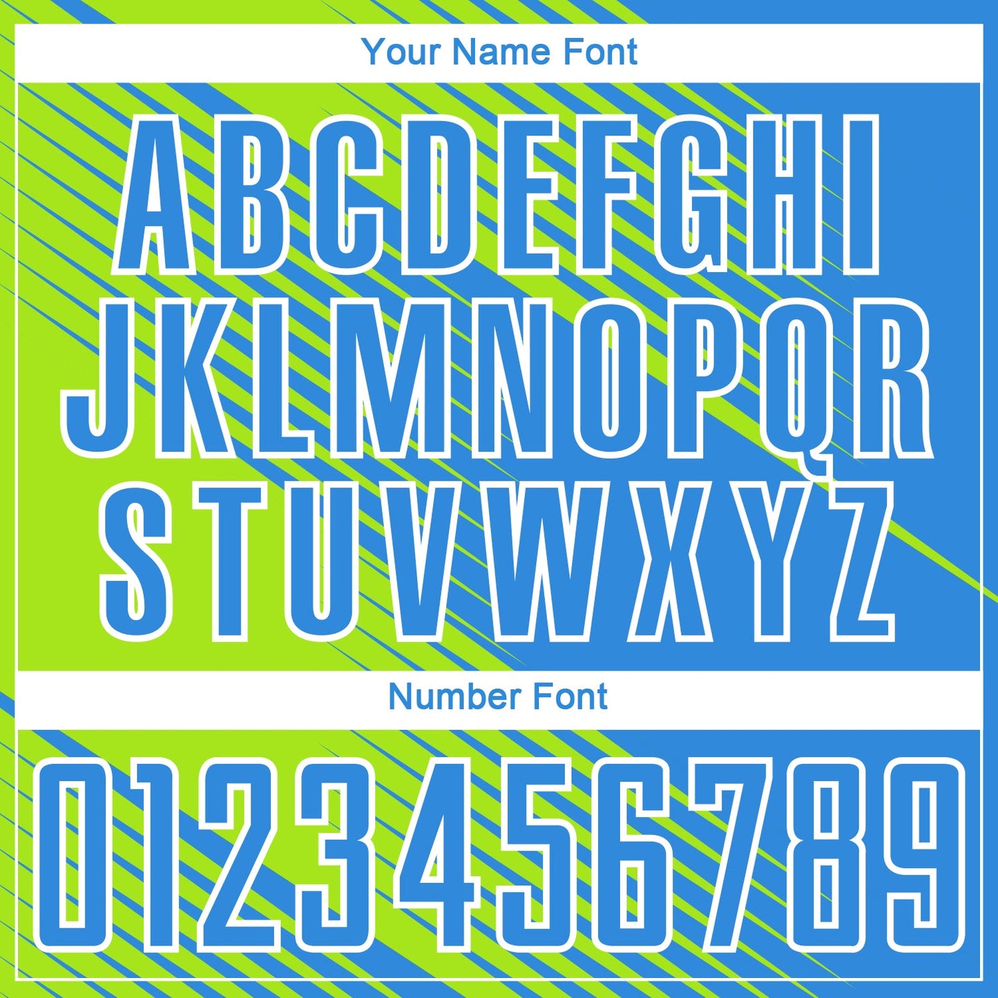 Custom Powder Blue Neon Green-White Line Sublimation Soccer Uniform Jersey view 6