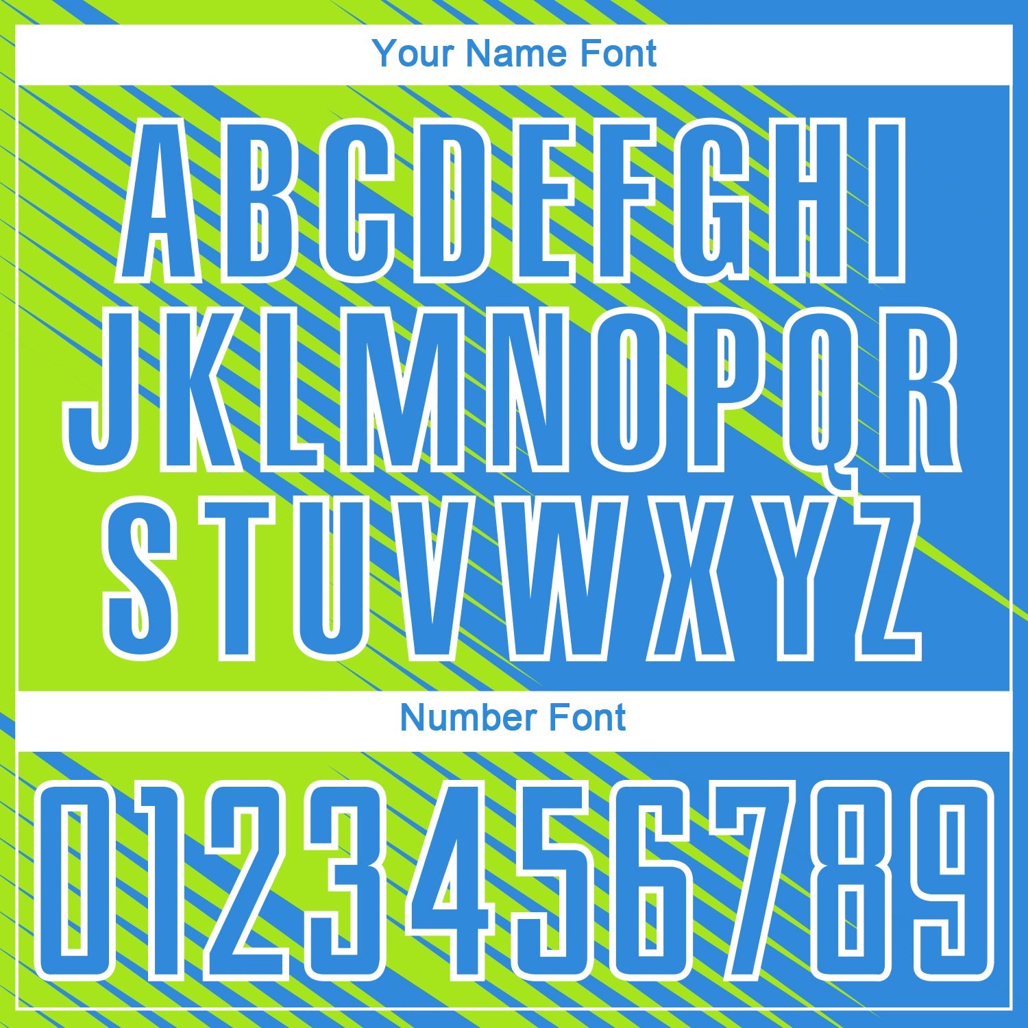 Custom Powder Blue Neon Green-White Line Sublimation Soccer Uniform Jersey view 6