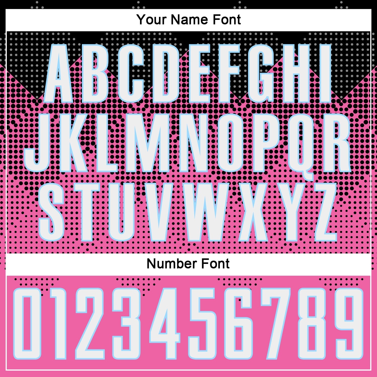 Custom Pink Black-LIght Blue Gradient Square Shape Sublimation Soccer Uniform Jersey view 7