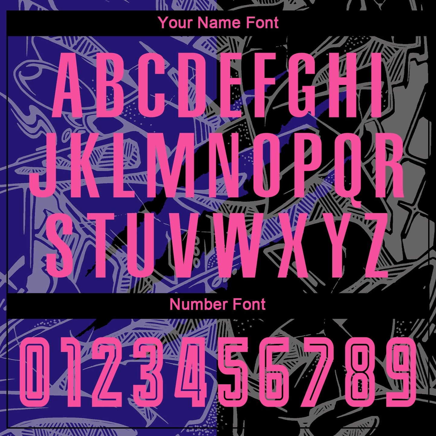 Custom Graffiti Pattern Pink Black-Dark Purple Scratch Sublimation Soccer Uniform Jersey view 6