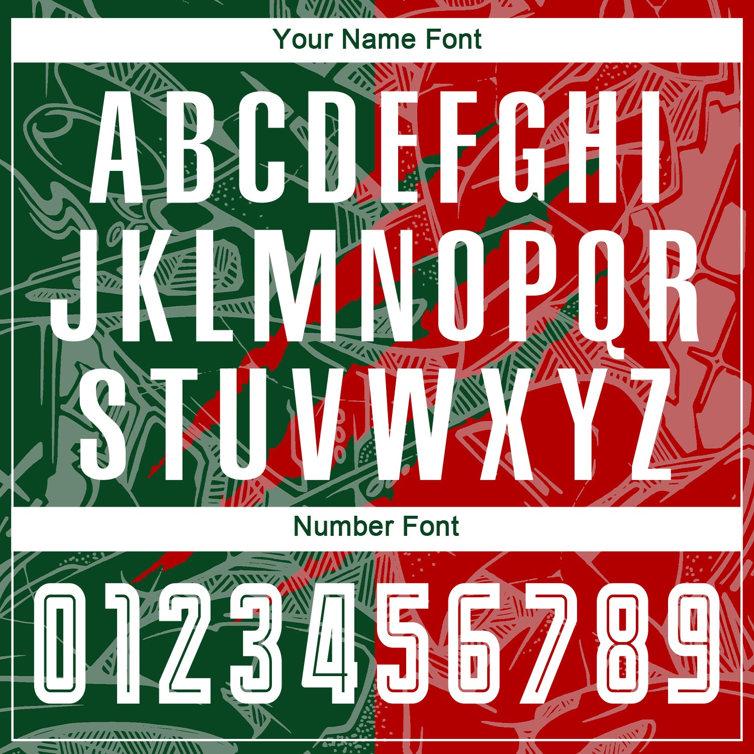 Custom Graffiti Pattern Red-Green Scratch Sublimation Soccer Uniform Jersey view 6