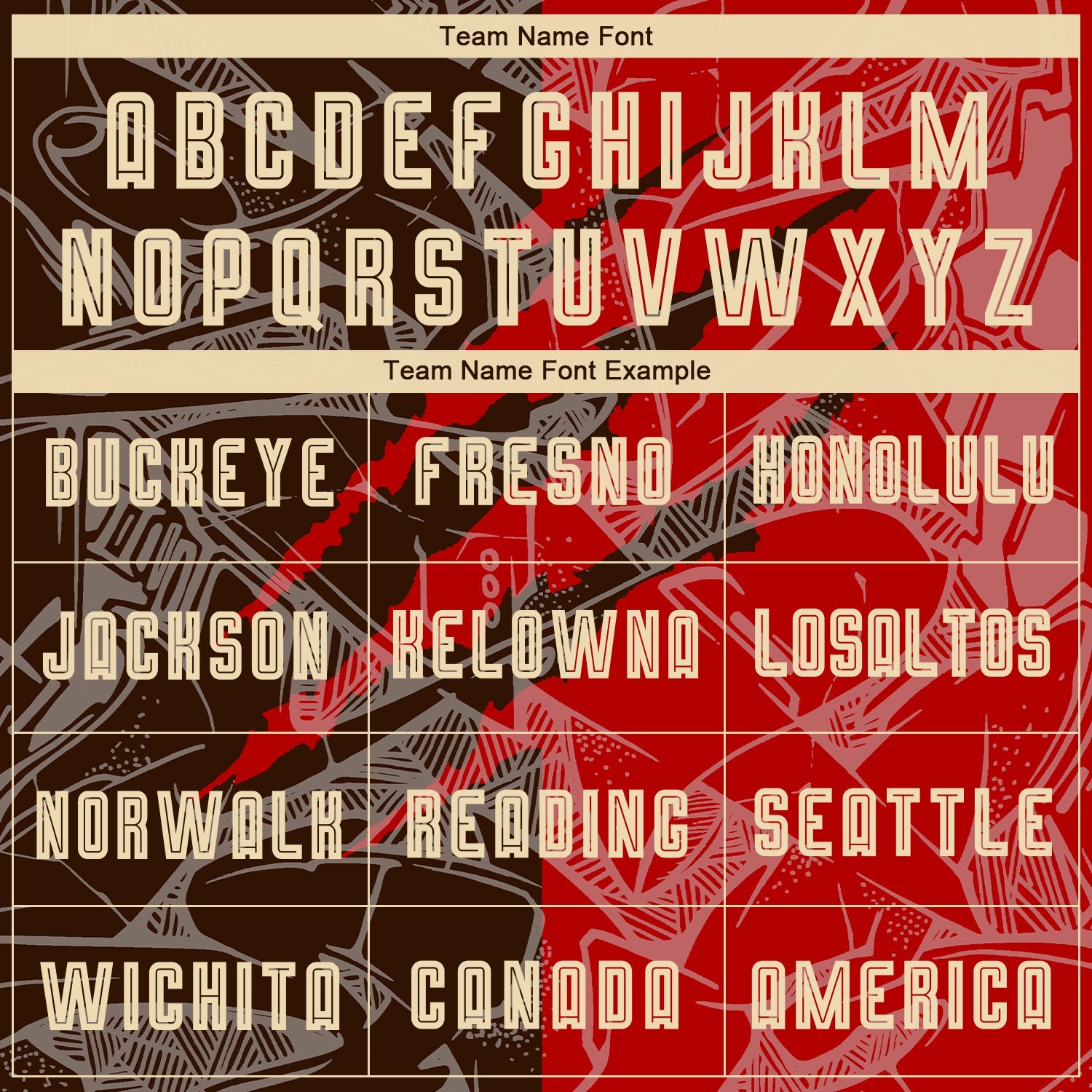 Custom Graffiti Pattern City Cream Red-Brown Scratch Sublimation Soccer Uniform Jersey view 5