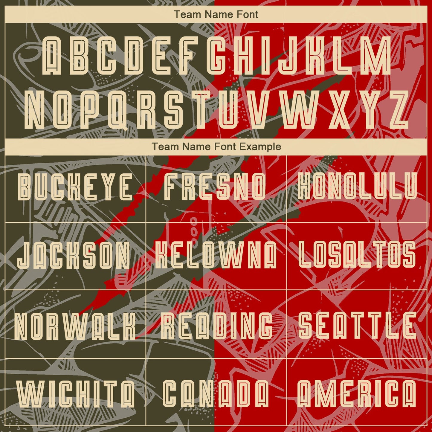 Custom Graffiti Pattern City Cream Red-Olive Scratch Sublimation Soccer Uniform Jersey view 5