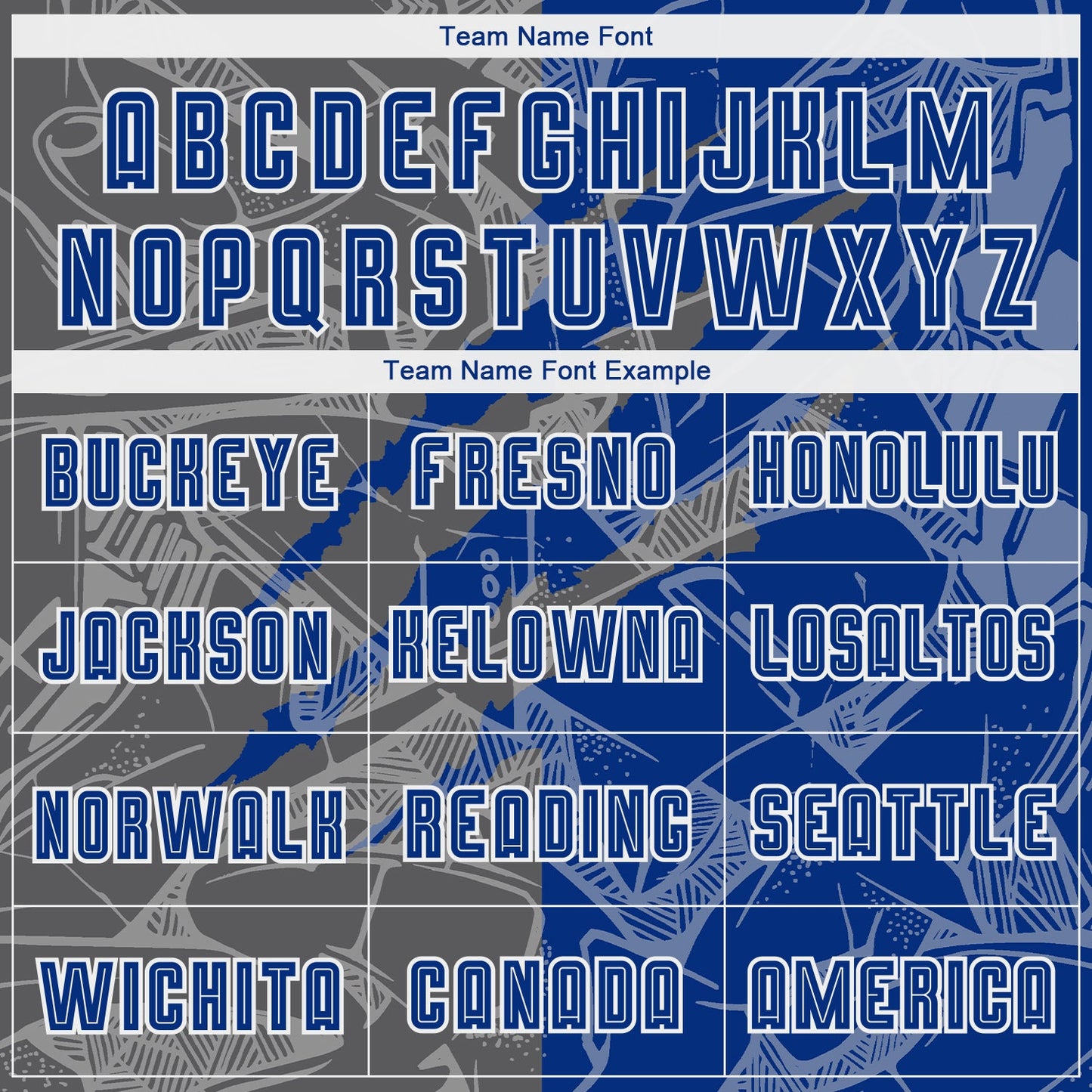Custom Graffiti Pattern Royal-Steel Gray Scratch Sublimation Soccer Uniform Jersey view 5