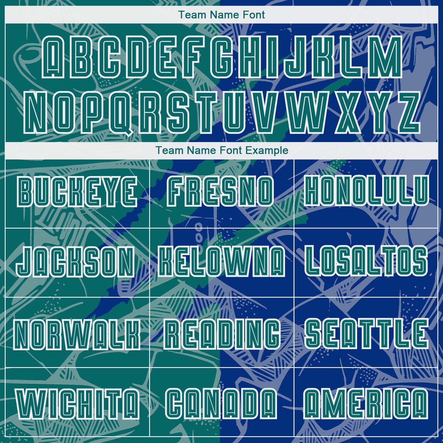 Custom Graffiti Pattern Teal-Royal Scratch Sublimation Soccer Uniform Jersey view 5