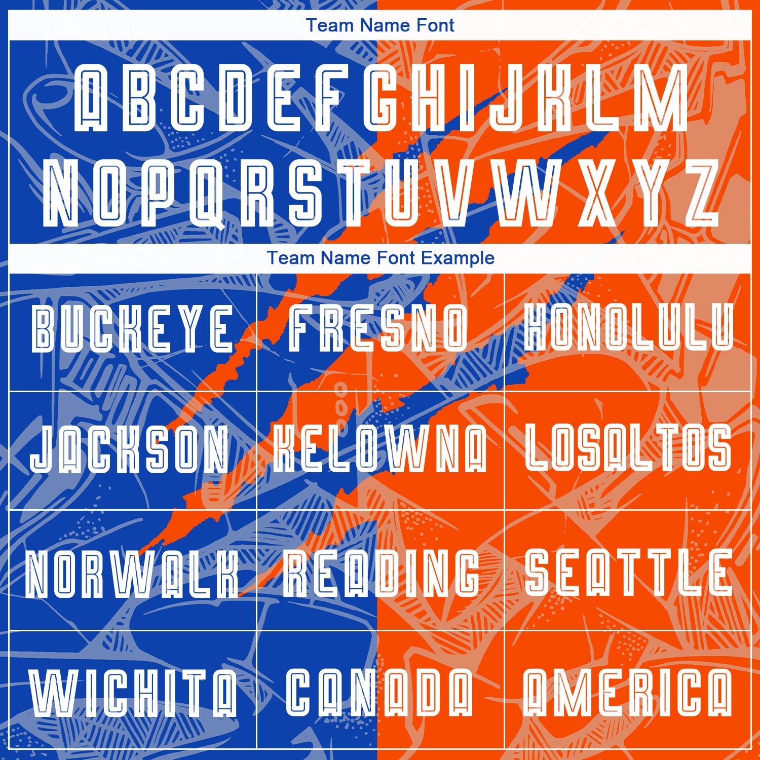Custom Graffiti Pattern Thunder Blue-Orange Scratch Sublimation Soccer Uniform Jersey view 5