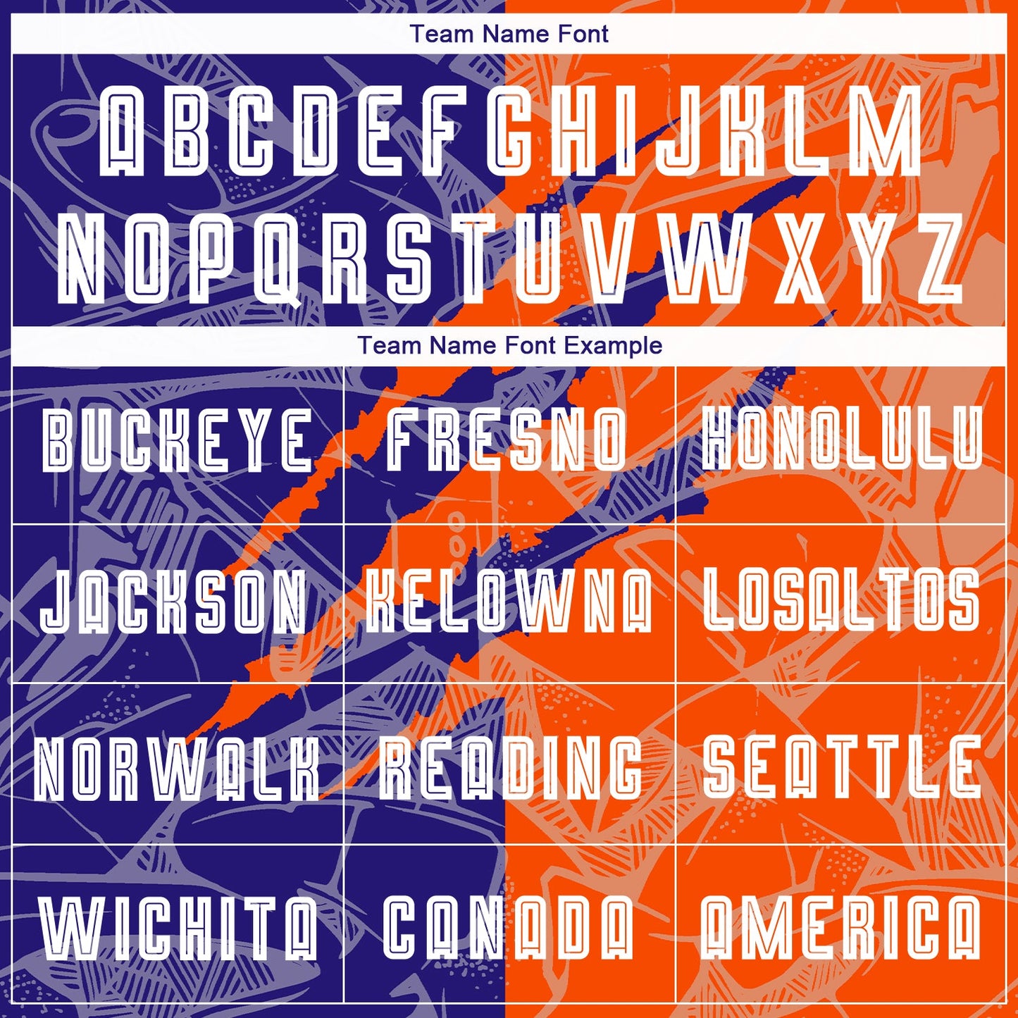 Custom Graffiti Pattern Dark Purple-Orange Scratch Sublimation Soccer Uniform Jersey view 5