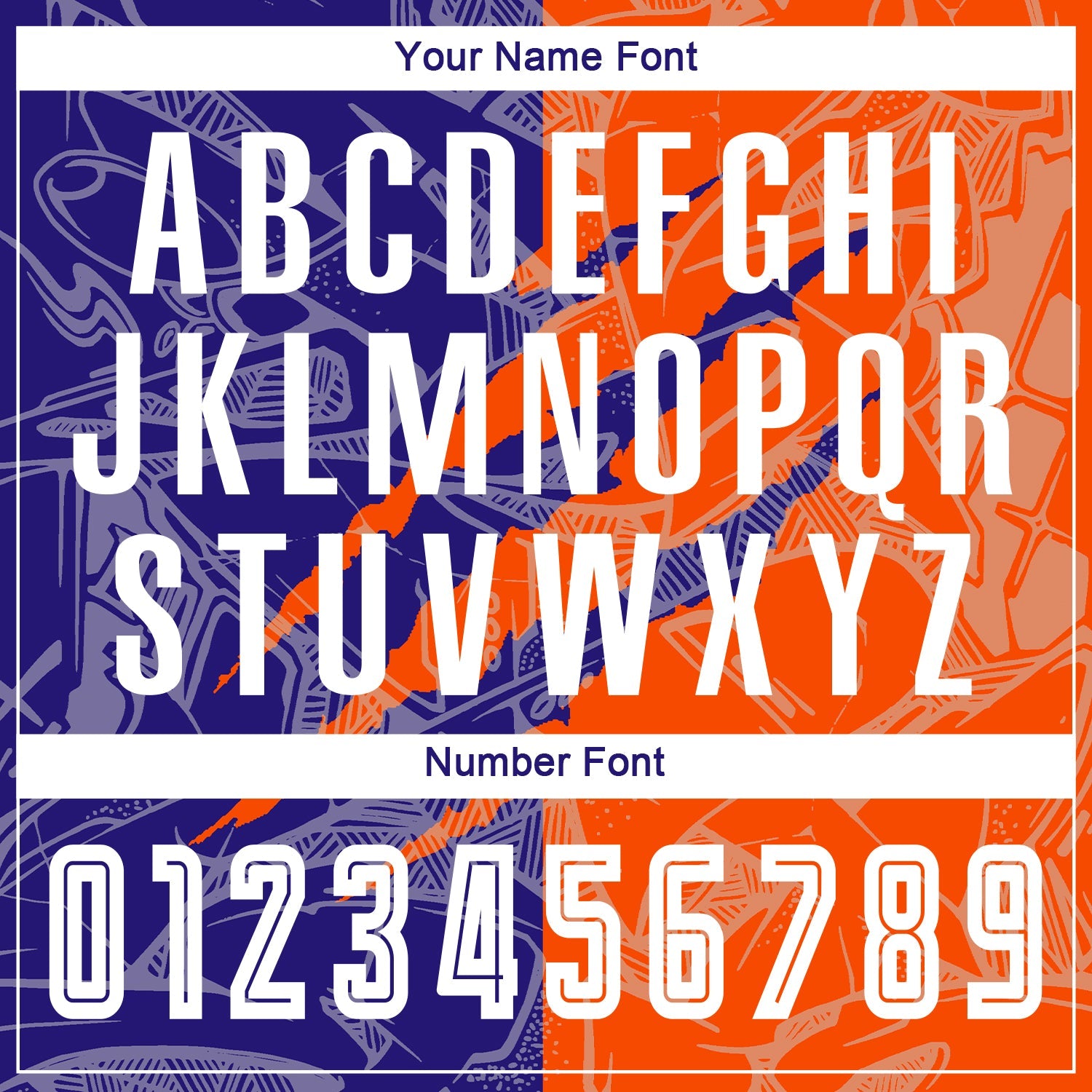 Custom Graffiti Pattern Dark Purple-Orange Scratch Sublimation Soccer Uniform Jersey view 6