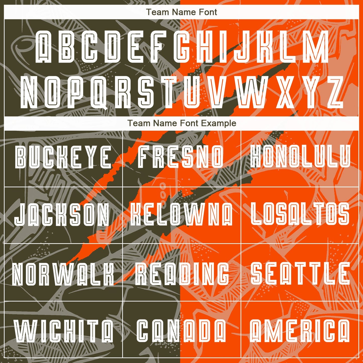 Custom Graffiti Pattern Olive-Orange Scratch Sublimation Soccer Uniform Jersey view 5