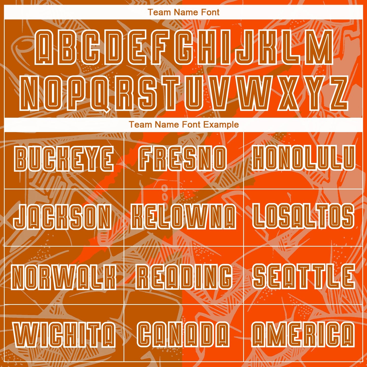 Custom Graffiti Pattern Texas Orange-Orange Scratch Sublimation Soccer Uniform Jersey view 5