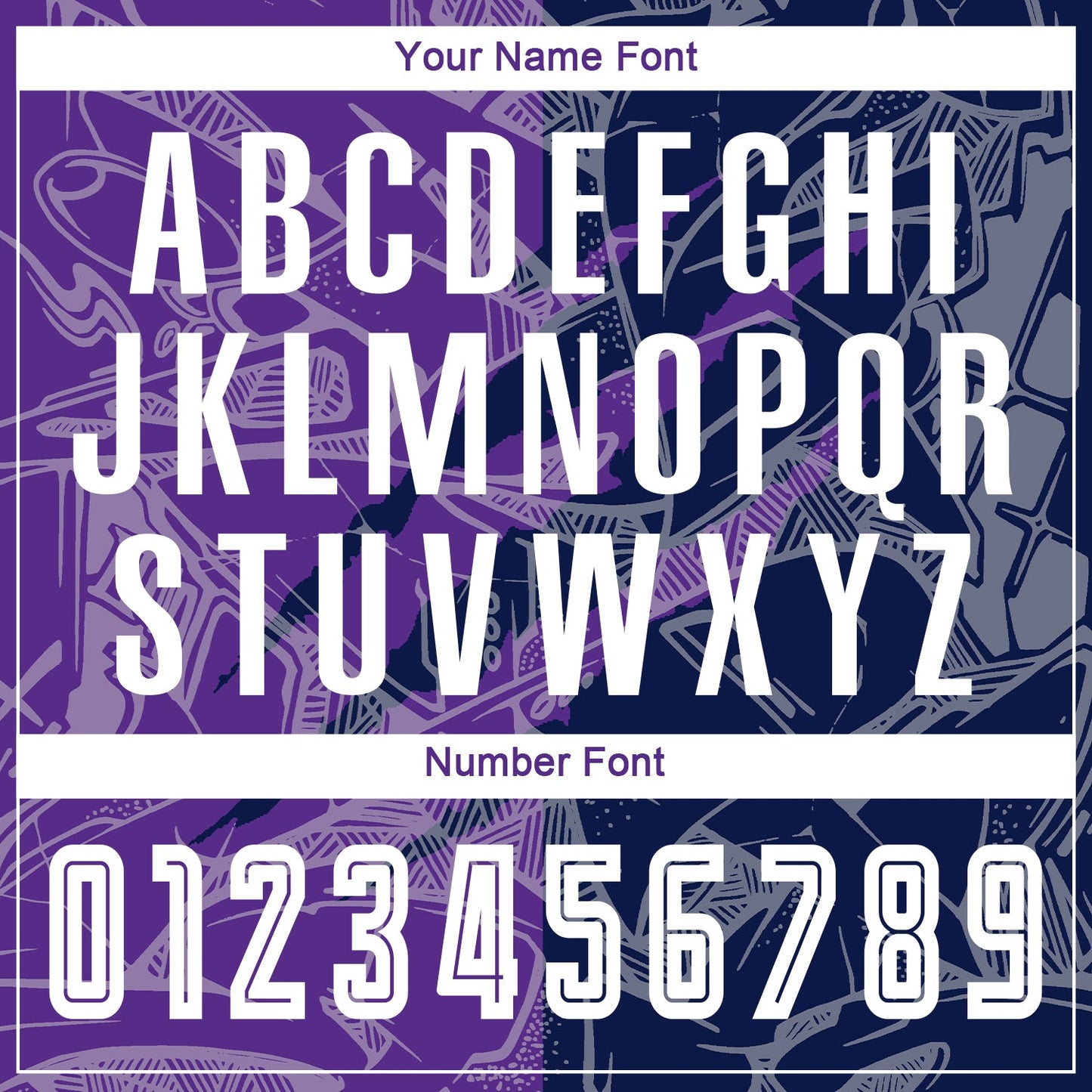 Custom Graffiti Pattern Purple-Navy Scratch Sublimation Soccer Uniform Jersey view 6