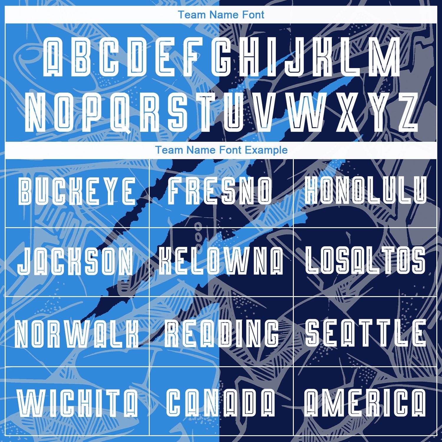Custom Graffiti Pattern Powder Blue-Navy Scratch Sublimation Soccer Uniform Jersey view 5