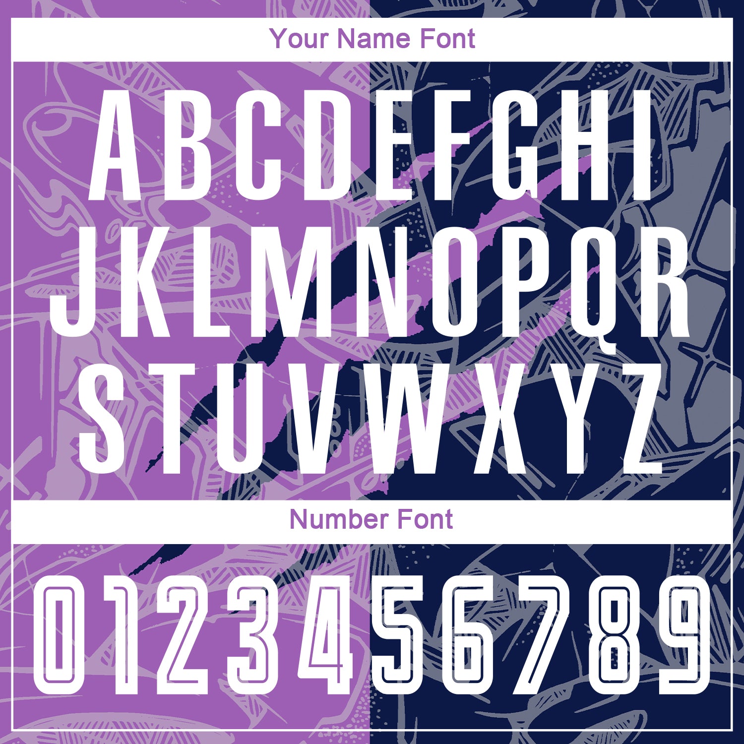 Custom Graffiti Pattern Medium Purple-Navy Scratch Sublimation Soccer Uniform Jersey view 6