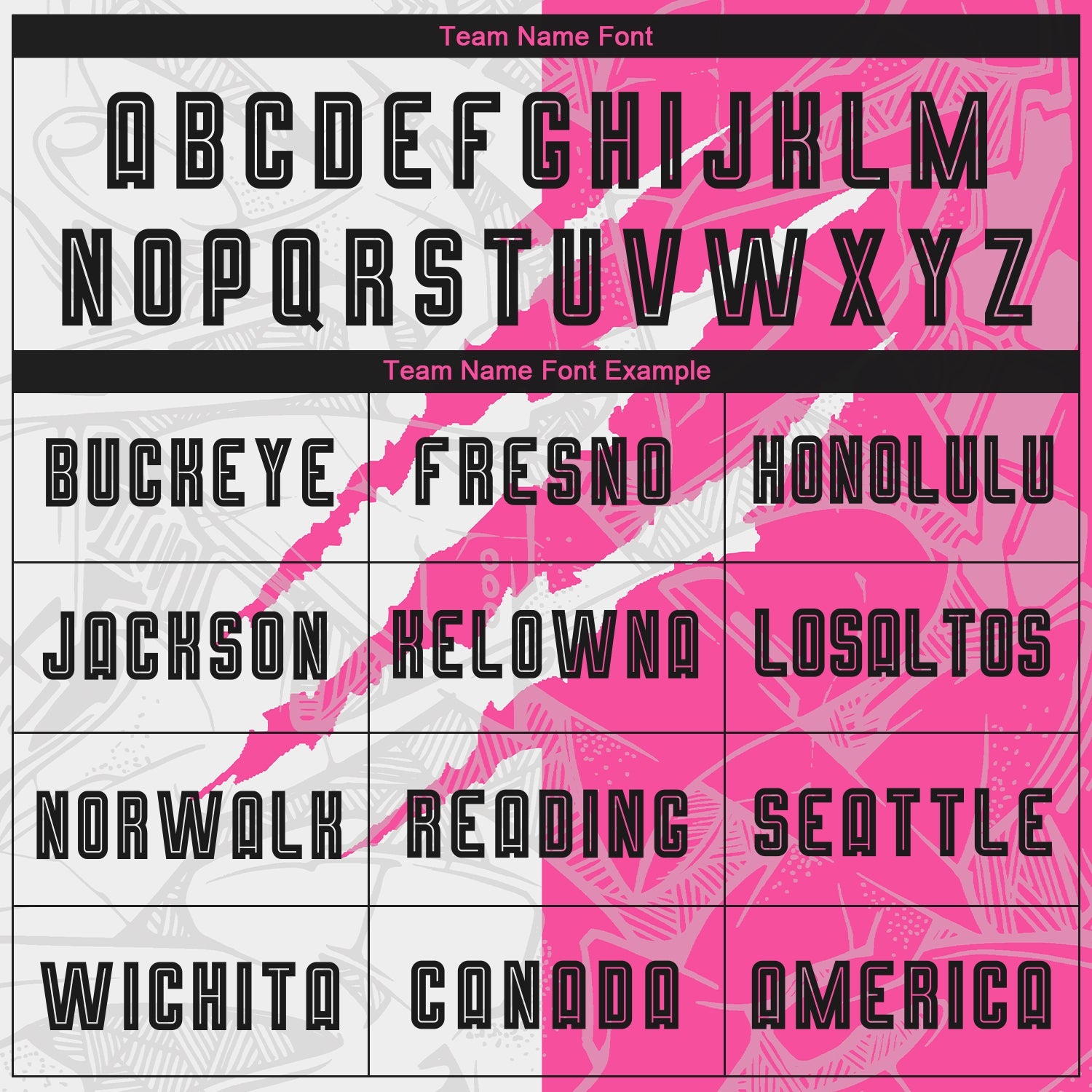 Custom Graffiti Pattern Black-Pink Scratch Sublimation Soccer Uniform Jersey view 5