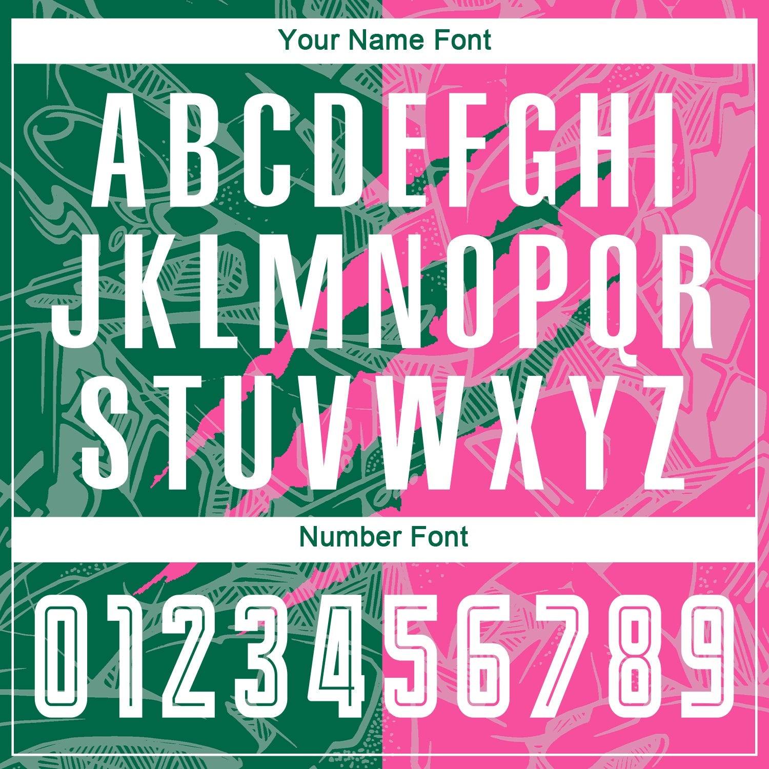 Custom Graffiti Pattern Kelly Green-Pink Scratch Sublimation Soccer Uniform Jersey view 6