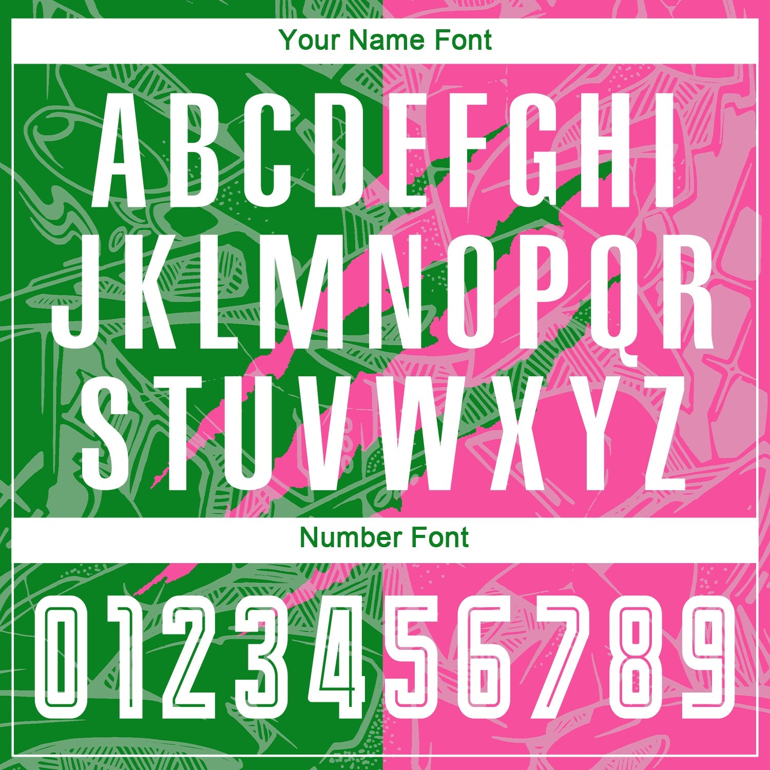 Custom Graffiti Pattern Grass Green-Pink Scratch Sublimation Soccer Uniform Jersey view 6