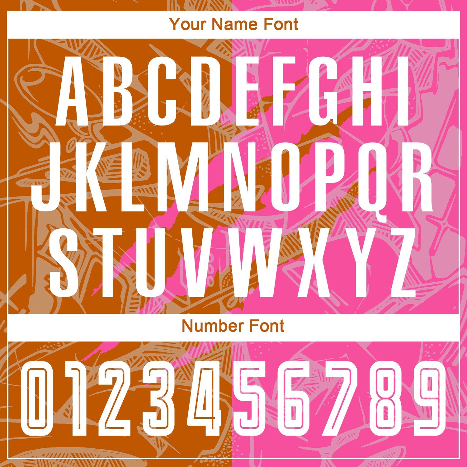 Custom Graffiti Pattern Texas Orange-Pink Scratch Sublimation Soccer Uniform Jersey view 6