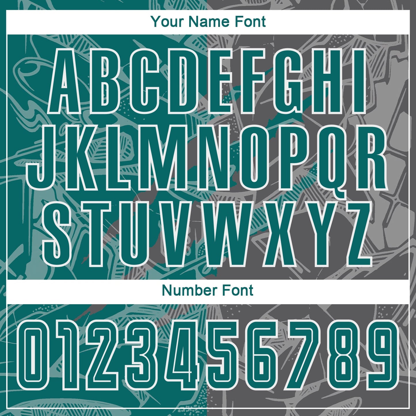 Custom Graffiti Pattern Teal-Steel Gray Scratch Sublimation Soccer Uniform Jersey view 6
