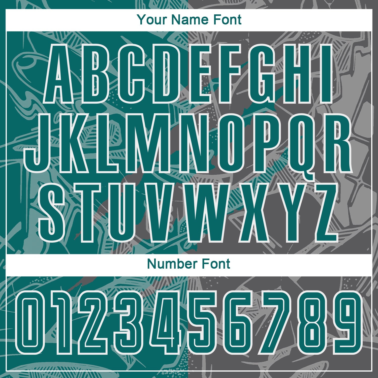 Custom Graffiti Pattern Teal-Steel Gray Scratch Sublimation Soccer Uniform Jersey view 6