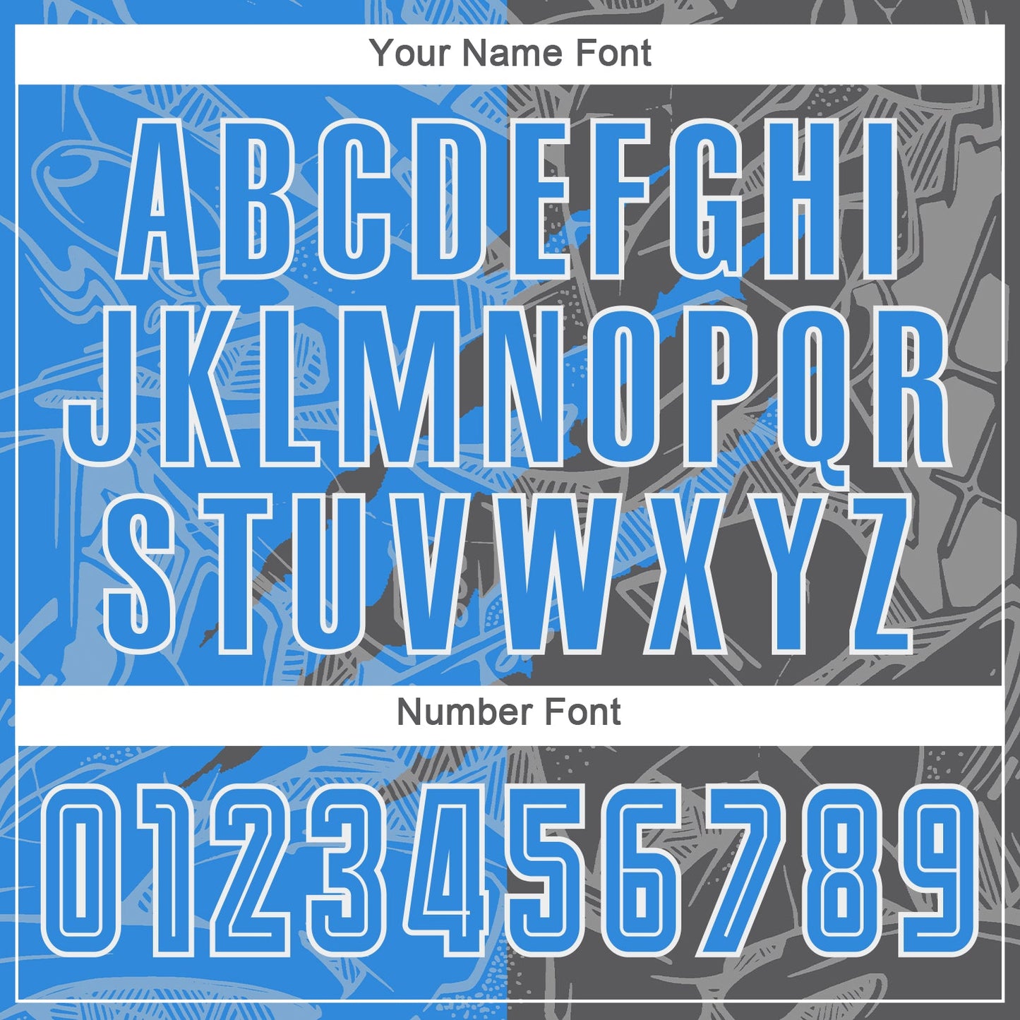 Custom Graffiti Pattern Powder Blue-Steel Gray Scratch Sublimation Soccer Uniform Jersey view 6