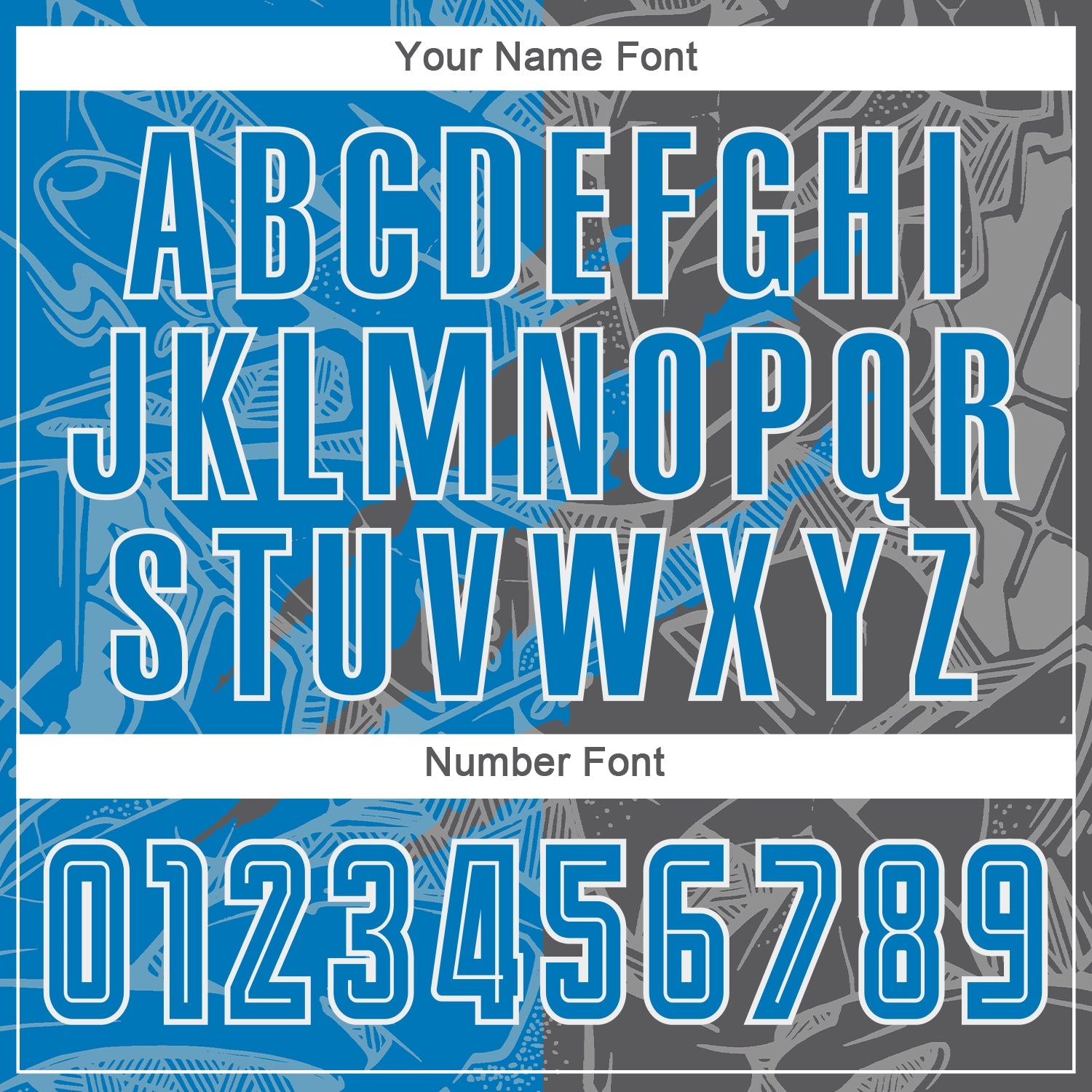 Custom Graffiti Pattern Blue-Steel Gray Scratch Sublimation Soccer Uniform Jersey view 6