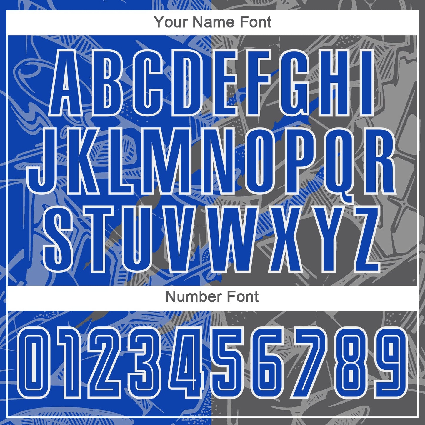 Custom Graffiti Pattern Thunder Blue-Steel Gray Scratch Sublimation Soccer Uniform Jersey view 6