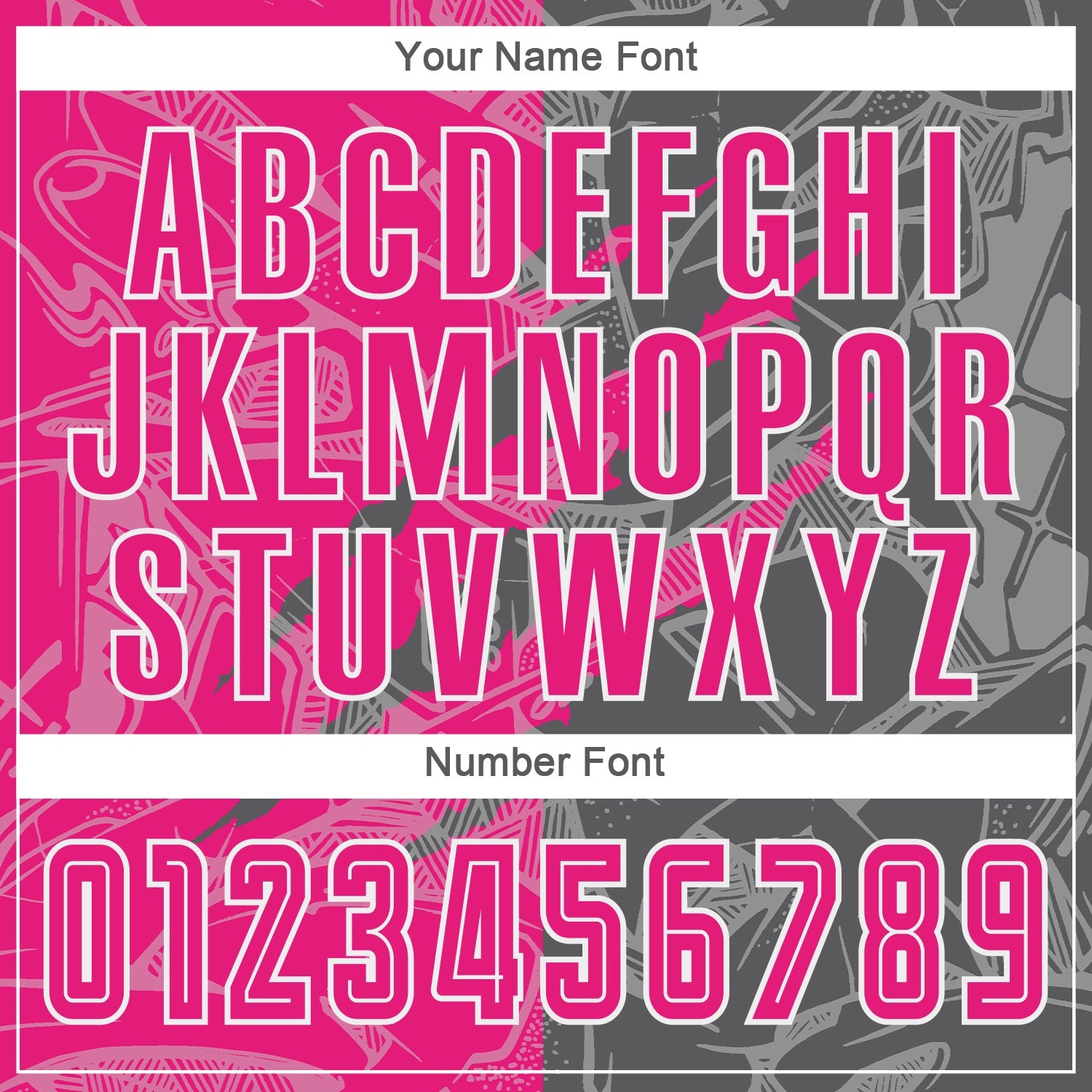 Custom Graffiti Pattern Hot Pink-Steel Gray Scratch Sublimation Soccer Uniform Jersey view 6