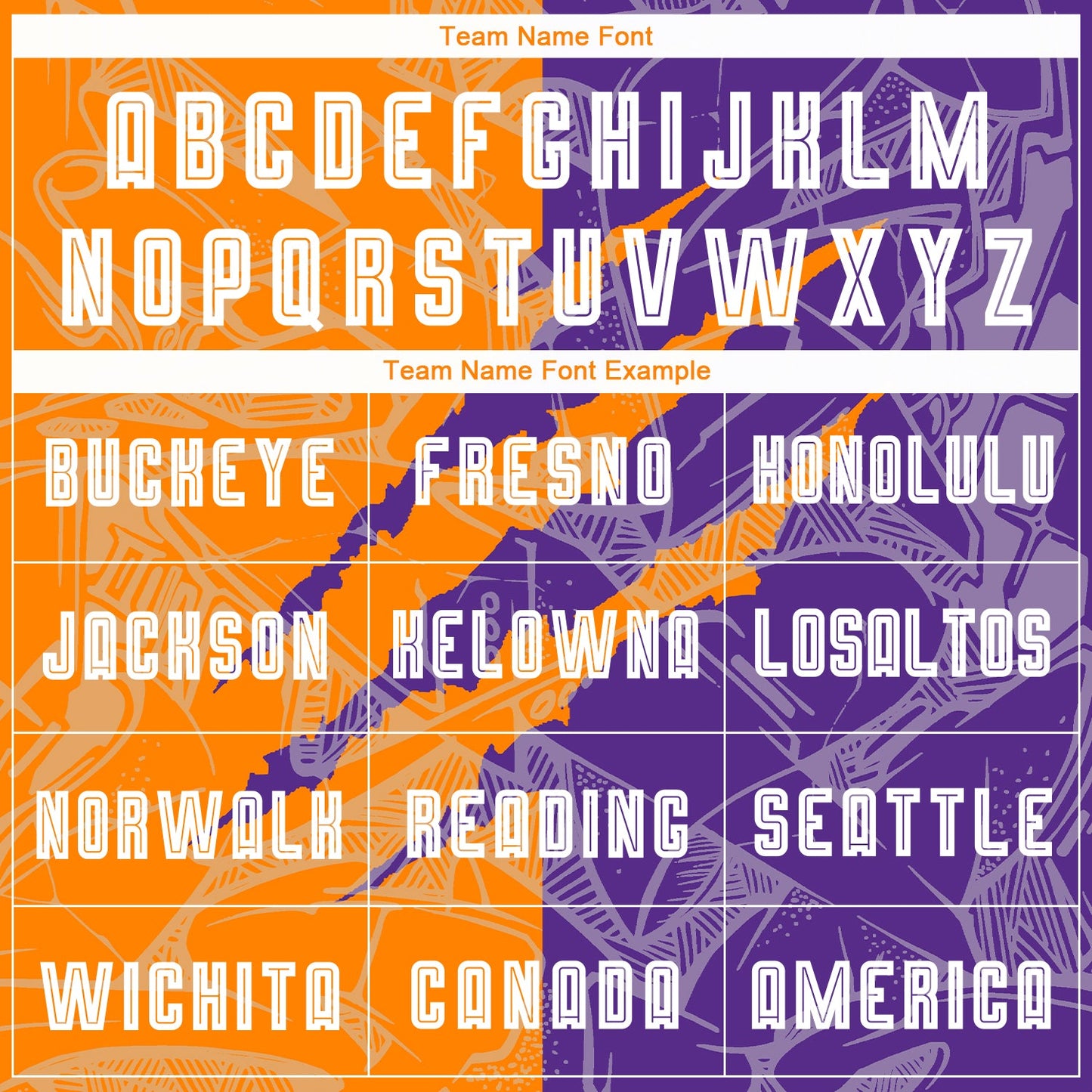 Custom Graffiti Pattern Bay Orange-Purple Scratch Sublimation Soccer Uniform Jersey view 5
