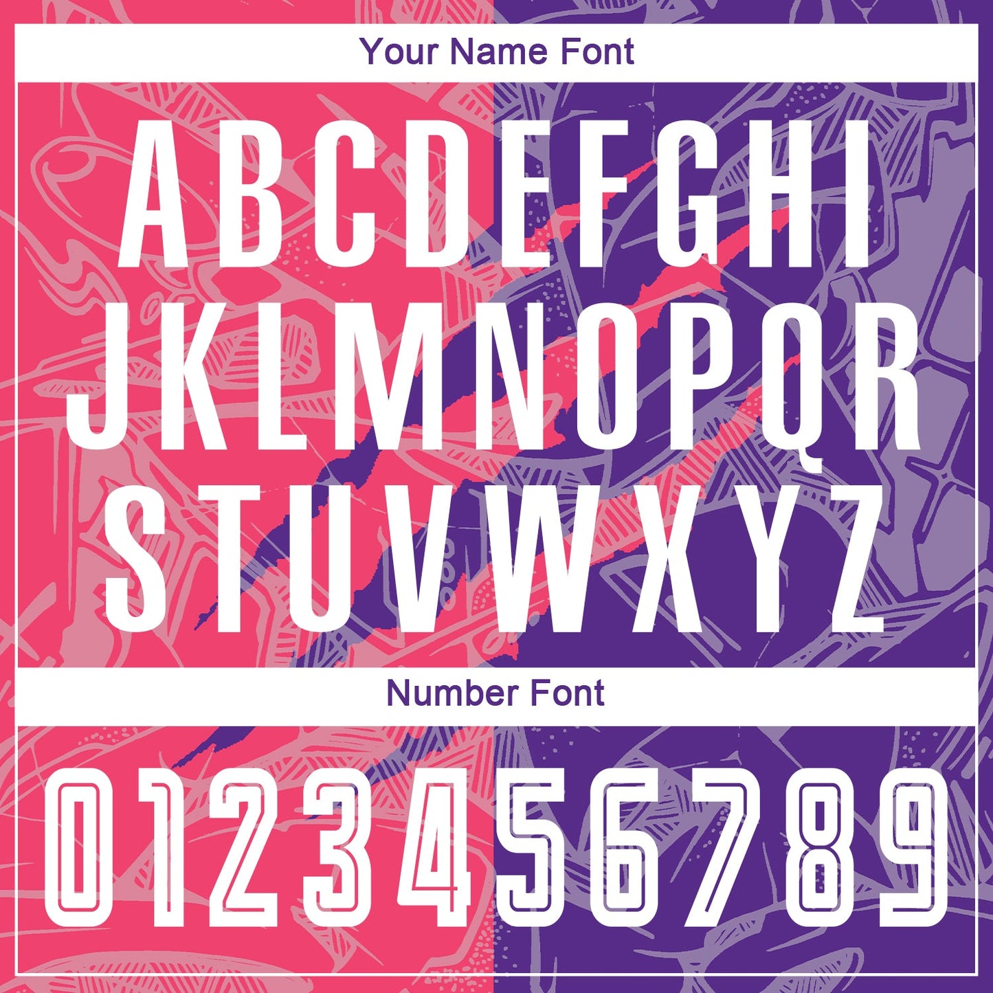 Custom Graffiti Pattern Neon Pink-Purple Scratch Sublimation Soccer Uniform Jersey view 6
