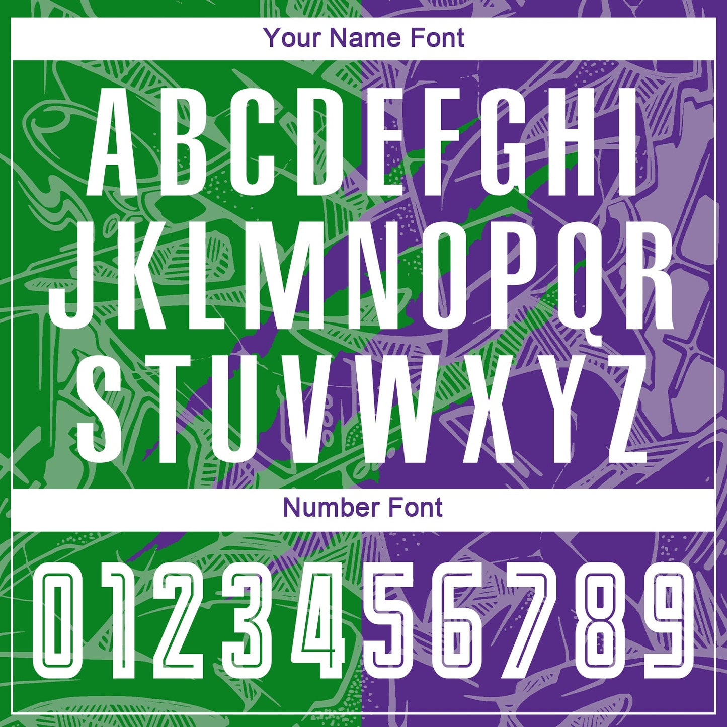 Custom Graffiti Pattern Grass Green-Purple Scratch Sublimation Soccer Uniform Jersey view 6