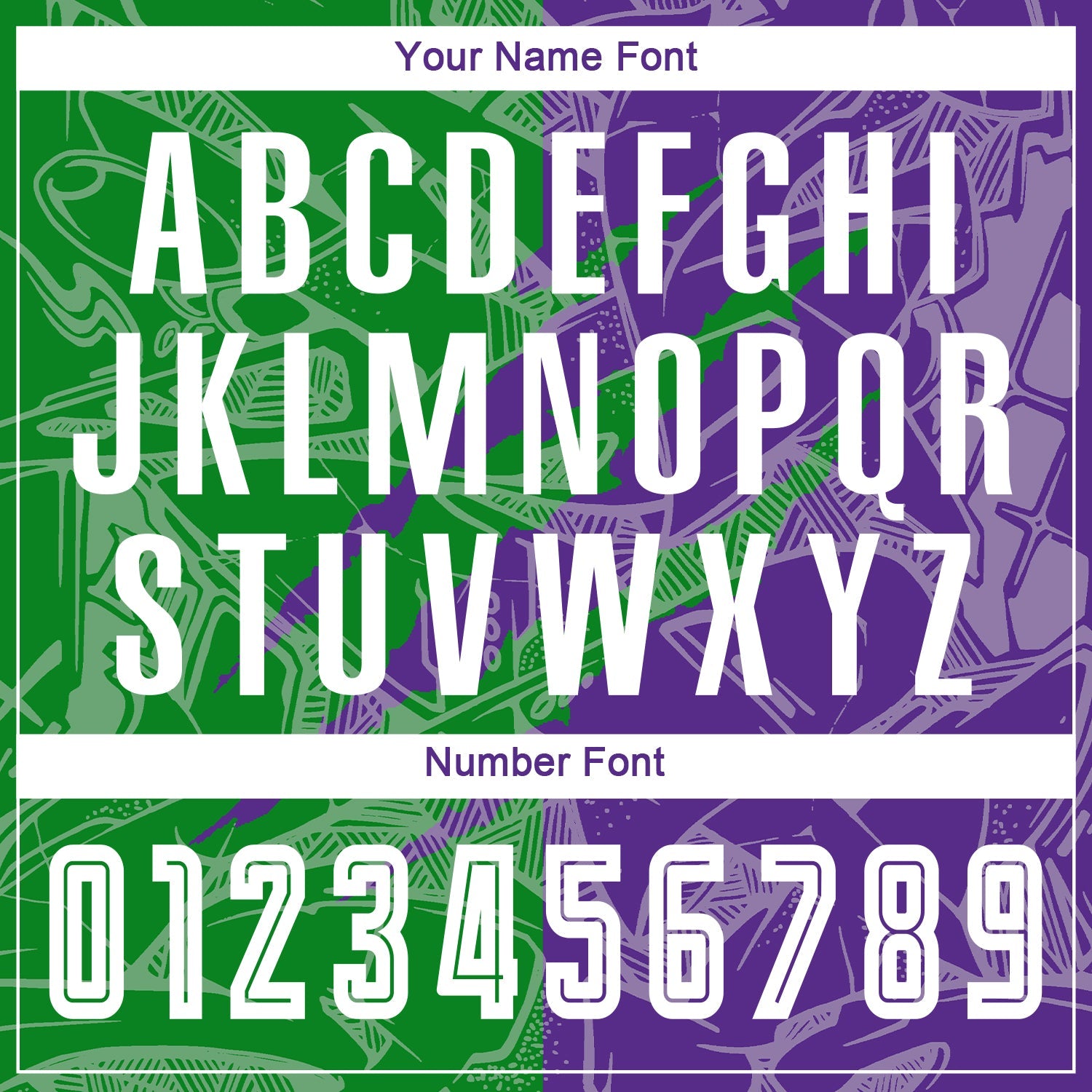 Custom Graffiti Pattern Grass Green-Purple Scratch Sublimation Soccer Uniform Jersey view 6