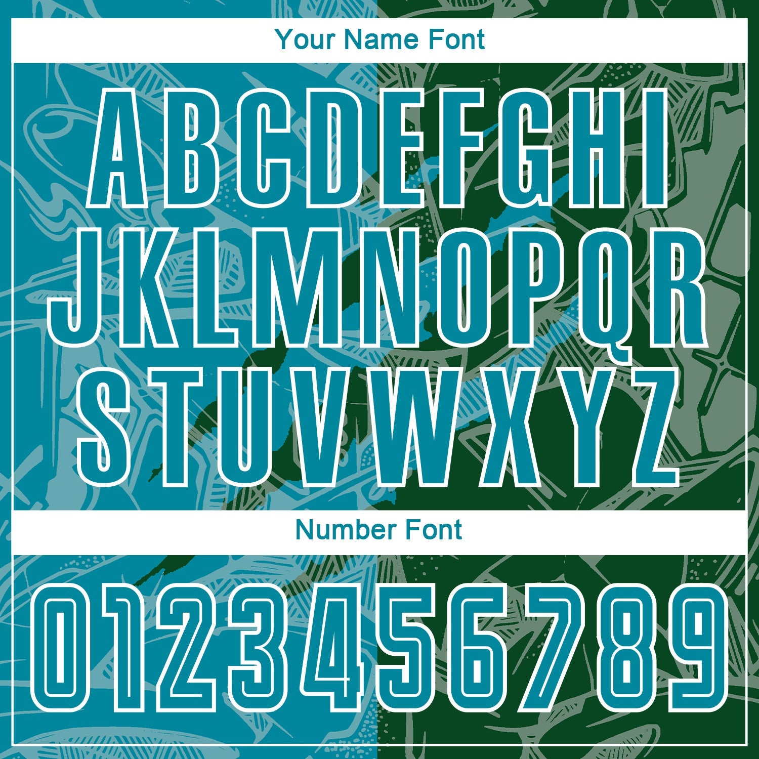 Custom Graffiti Pattern Teal-Green Scratch Sublimation Soccer Uniform Jersey view 6