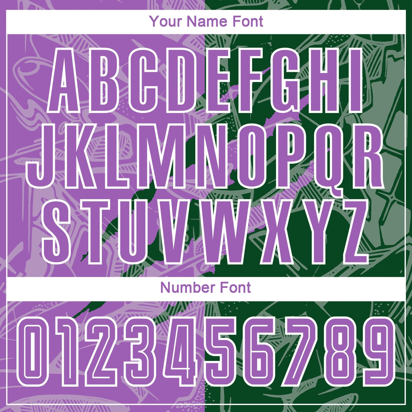 Custom Graffiti Pattern Medium Purple-Green Scratch Sublimation Soccer Uniform Jersey view 6