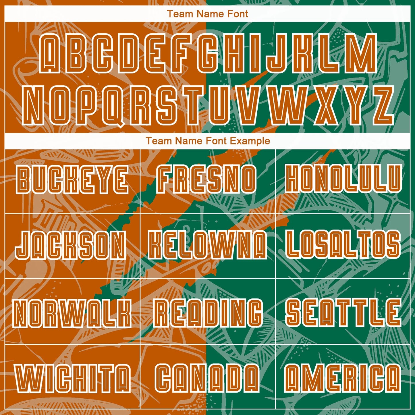 Custom Graffiti Pattern Texas Orange-Kelly Green Scratch Sublimation Soccer Uniform Jersey view 5
