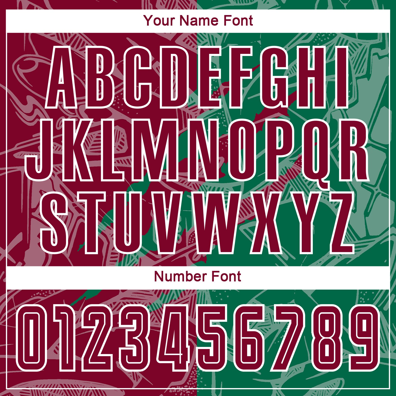 Custom Graffiti Pattern Maroon-Kelly Green Scratch Sublimation Soccer Uniform Jersey view 6