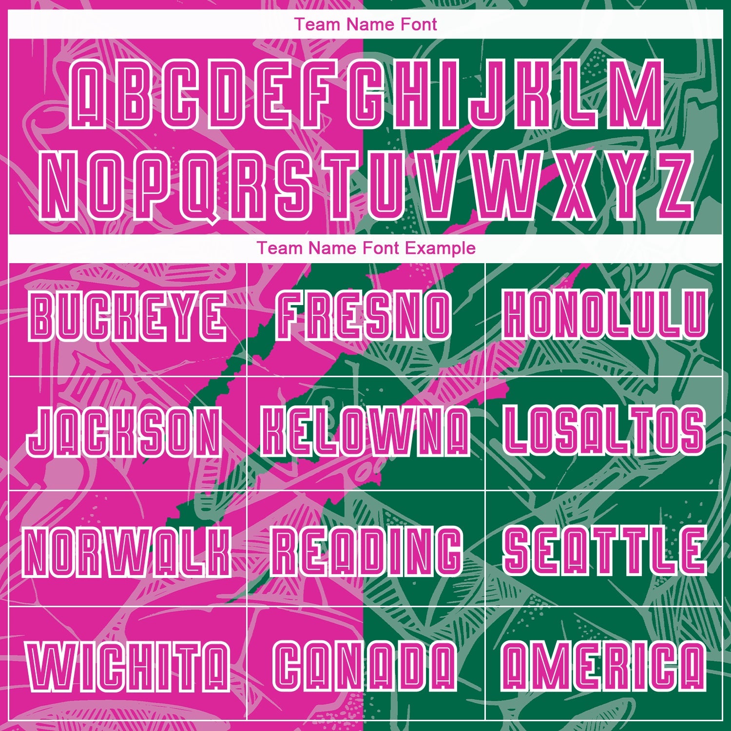 Custom Graffiti Pattern Deep Pink-Kelly Green Scratch Sublimation Soccer Uniform Jersey view 5