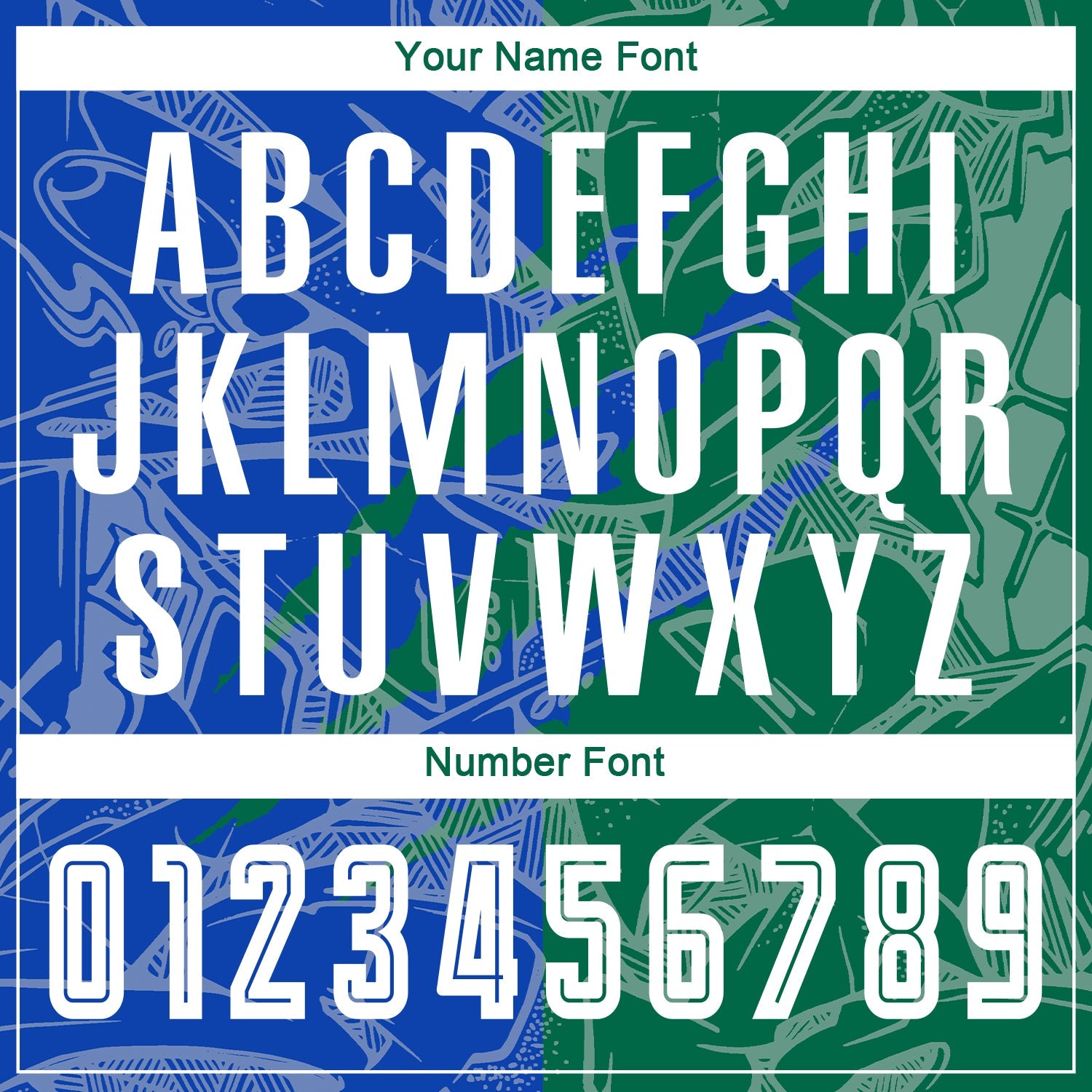 Custom Graffiti Pattern Thunder Blue-Kelly Green Scratch Sublimation Soccer Uniform Jersey view 6