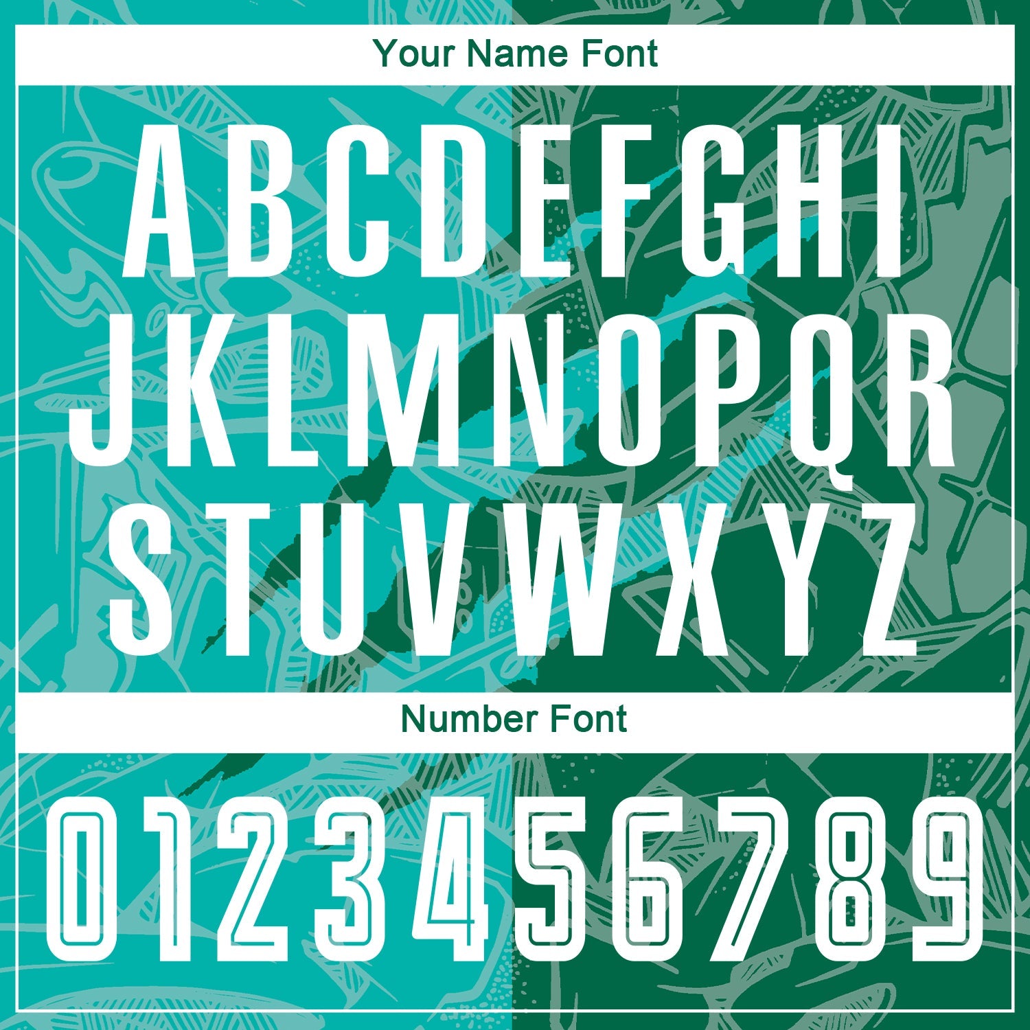 Custom Graffiti Pattern Aqua-Kelly Green Scratch Sublimation Soccer Uniform Jersey view 6