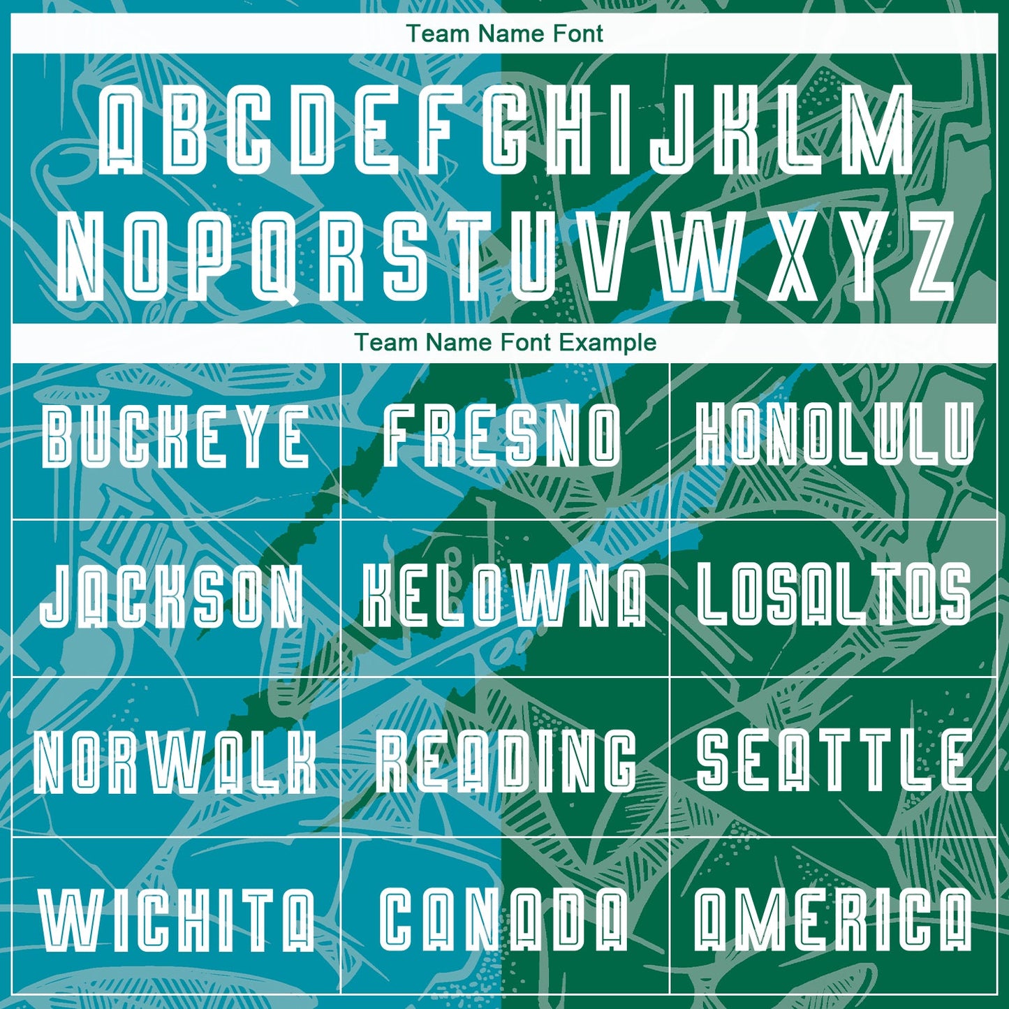 Custom Graffiti Pattern Teal-Kelly Green Scratch Sublimation Soccer Uniform Jersey view 5