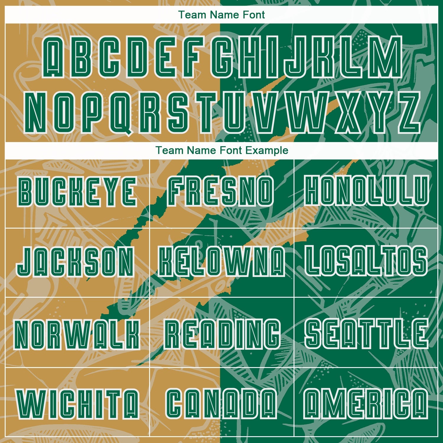 Custom Graffiti Pattern Kelly Green-Old Gold Scratch Sublimation Soccer Uniform Jersey view 5